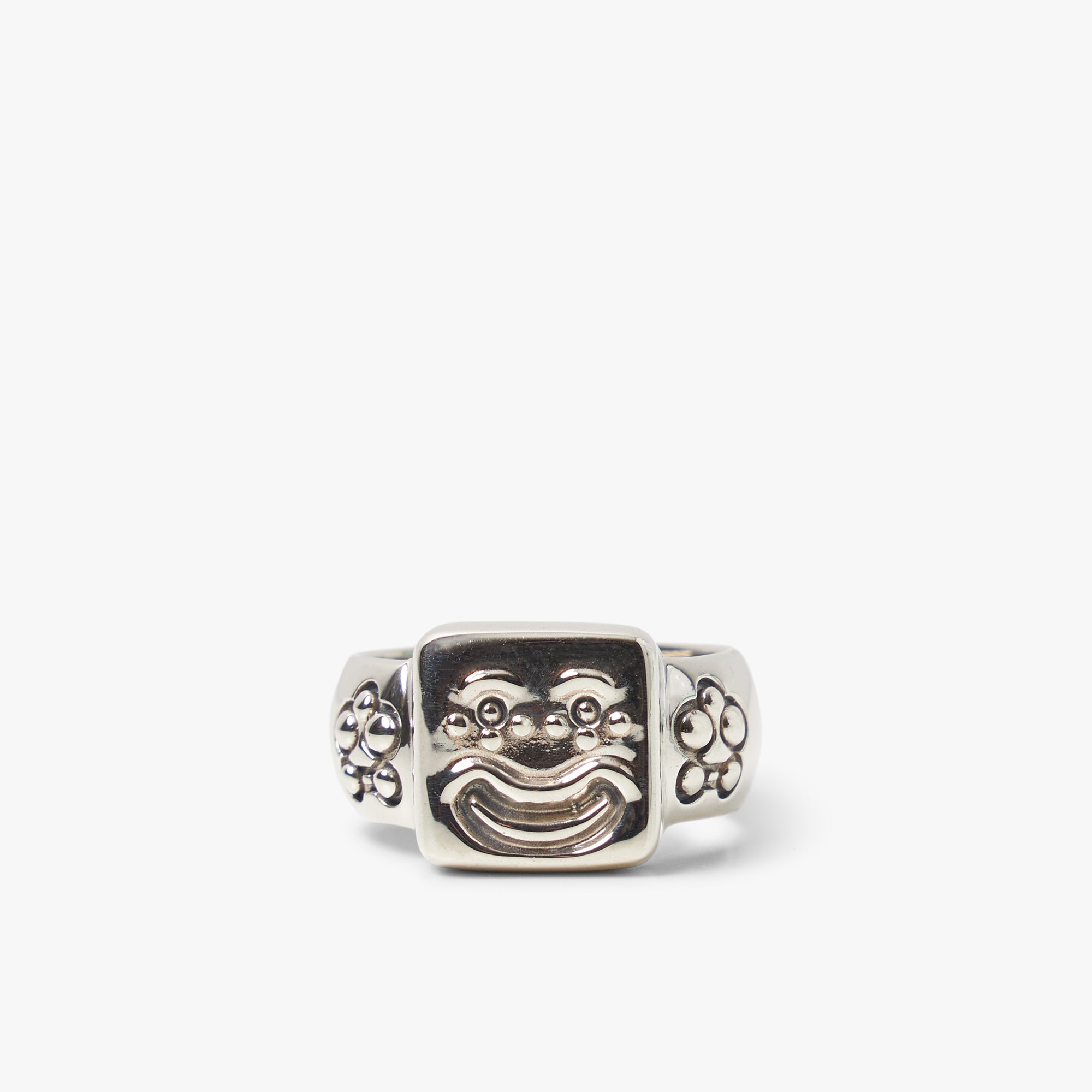 Maple Smiley Signet / Silver 925