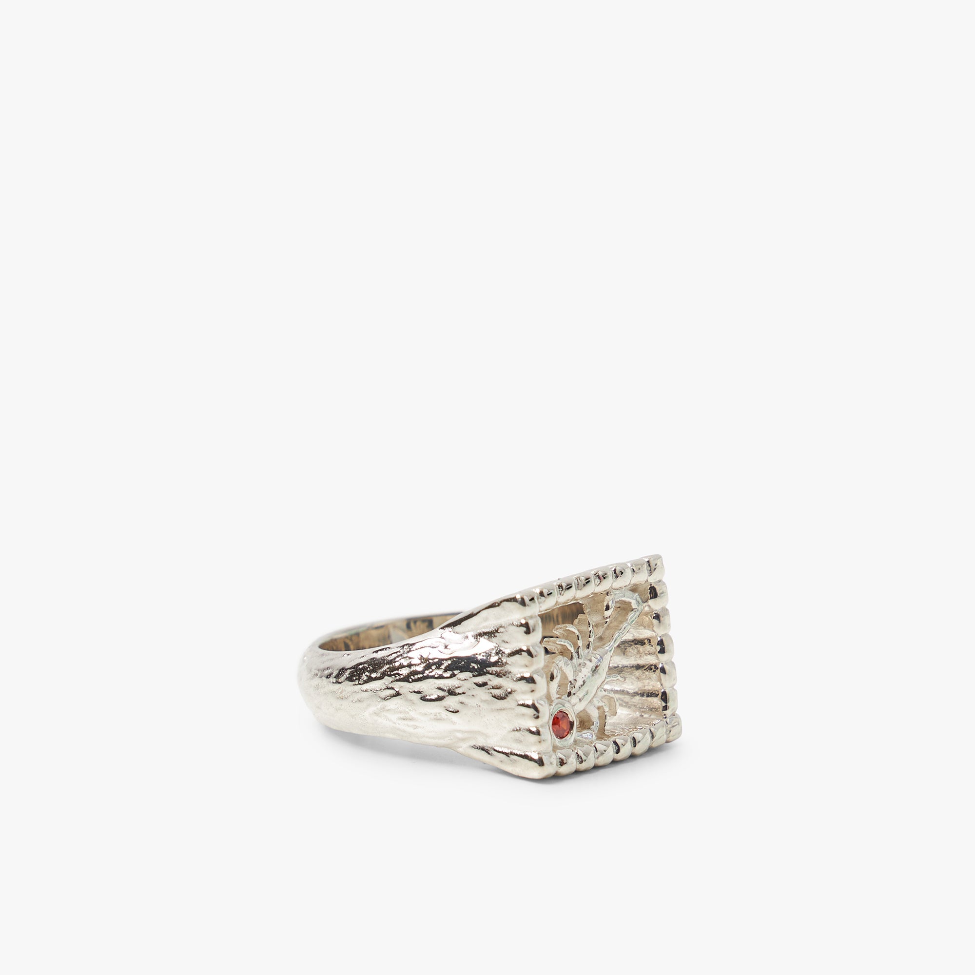 Maple Scorpio Signet / Silver 925