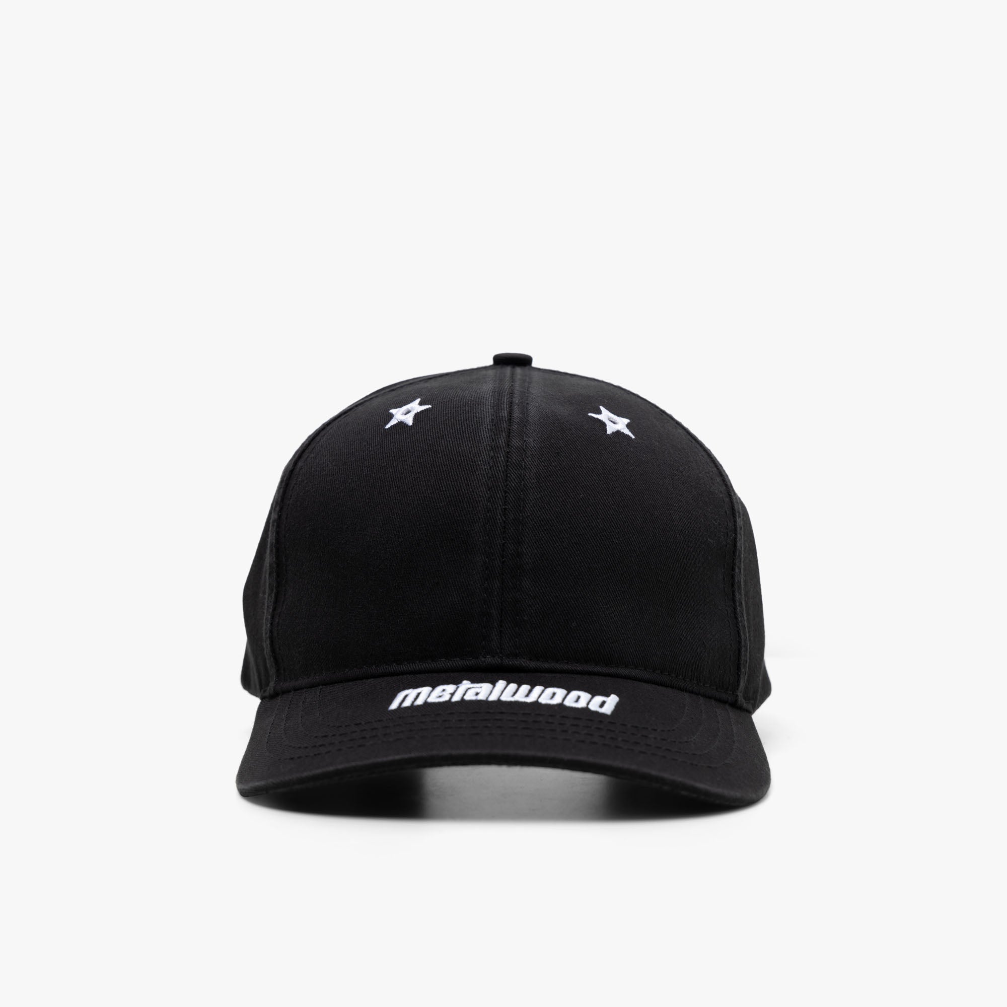 Metalwood Starshot 6-Panel Strapback Hat / Black