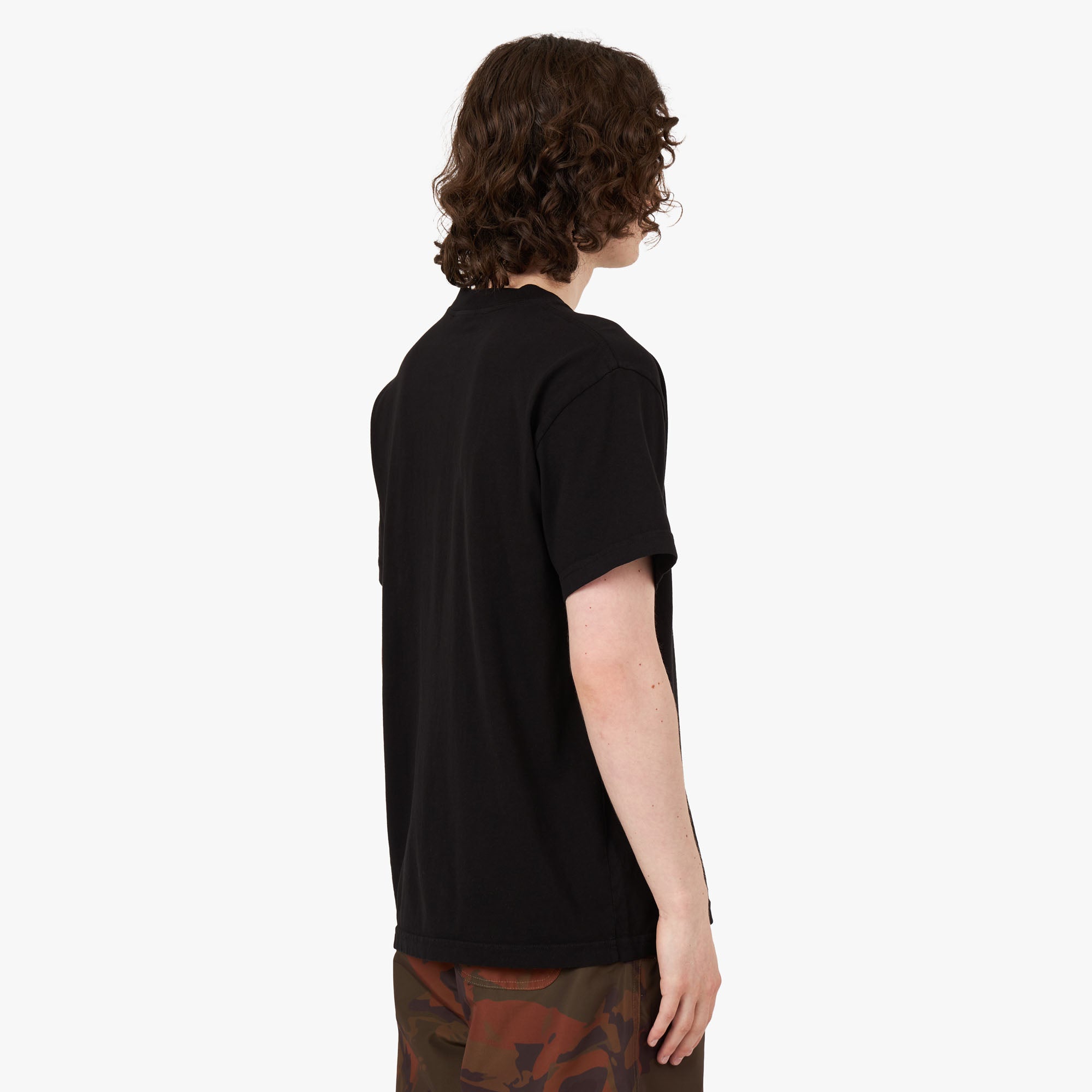 Metalwood Fringe T-shirt / Black