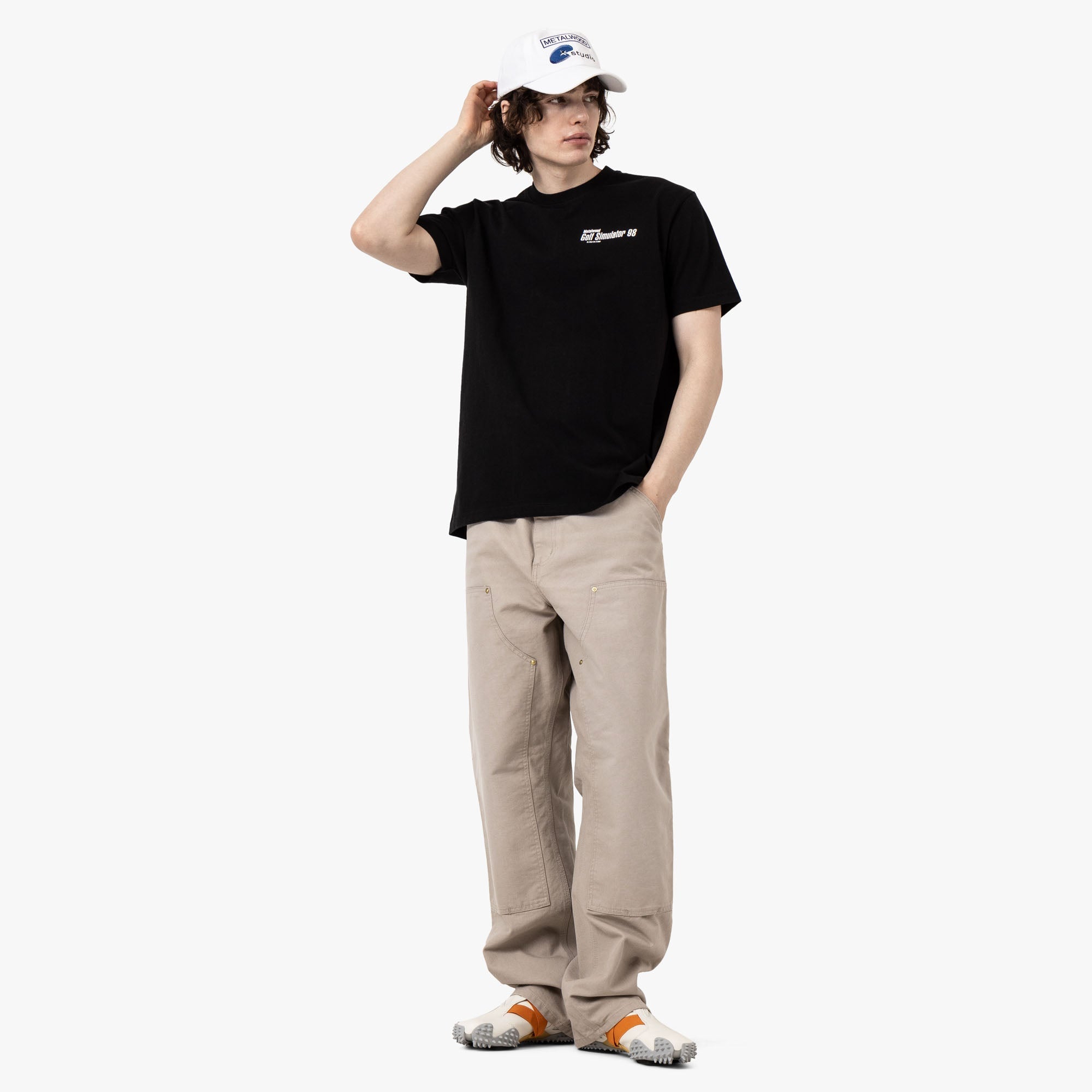 Metalwood Network Strapback Hat White