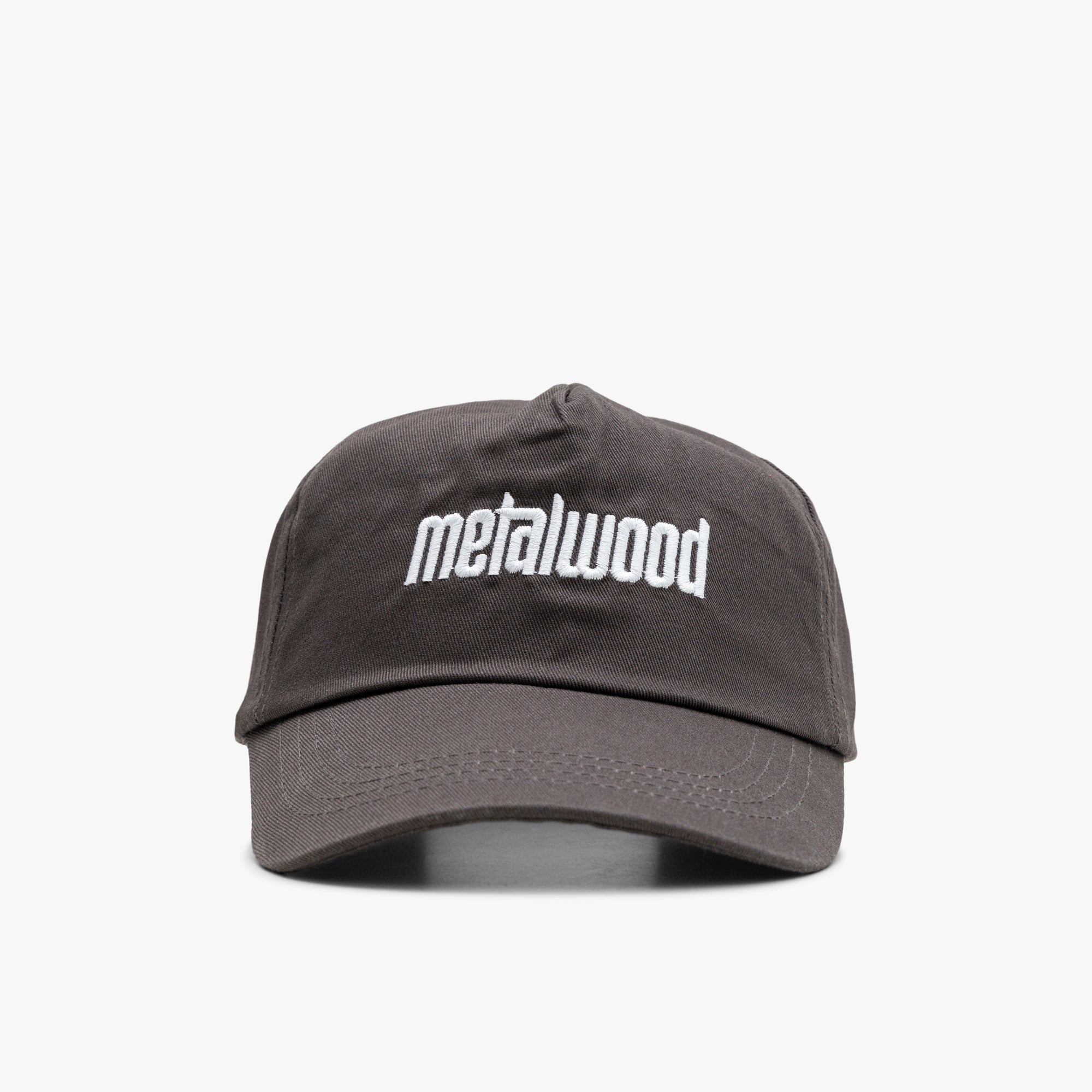 Metalwood Logo 5-Panel Hat Brown