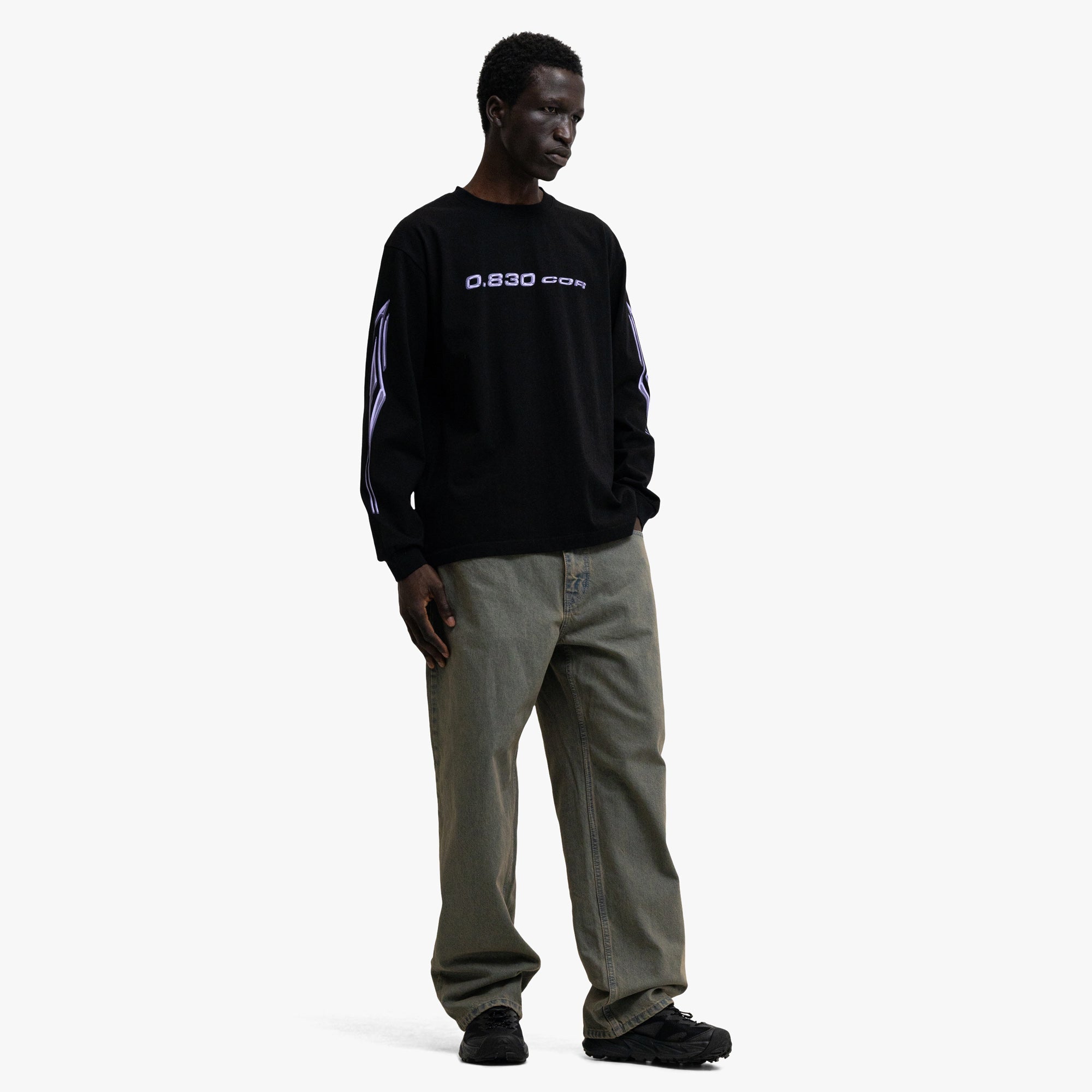 Metalwood 830 COR LS T-Shirt Black