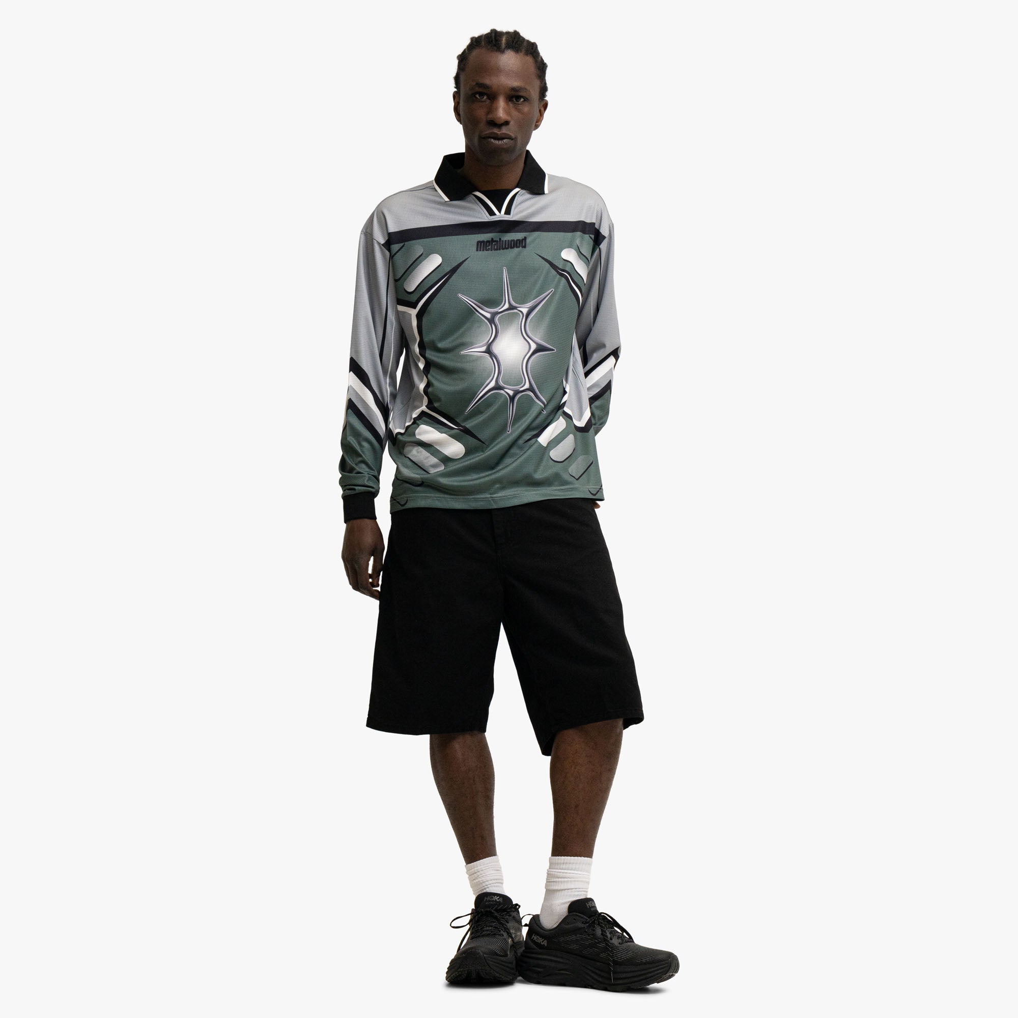 Metalwood X-Games LS Jersey Steel / Moss