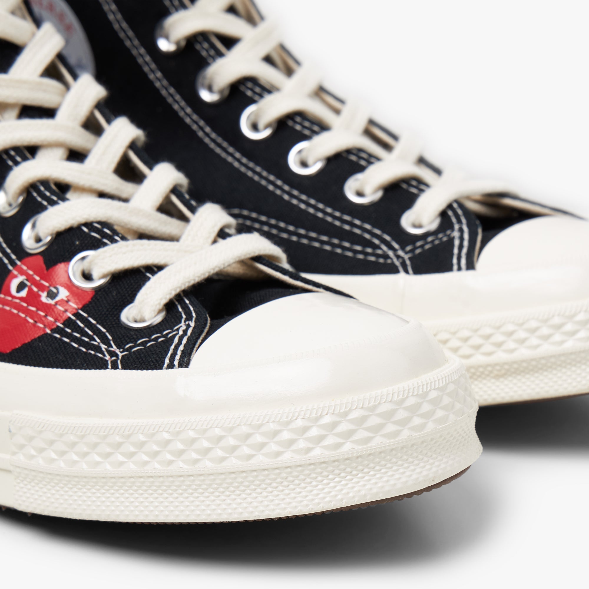 Converse x COMME des GARÇONS PLAY Chuck Taylor Hi Multi Heart Black