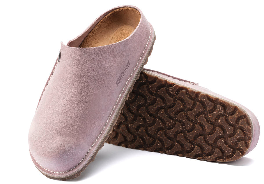 UNISEX BIRKENSTOCK ZERMATT PREMIUM SUEDE CLOG | LAVENDER / BLUSH