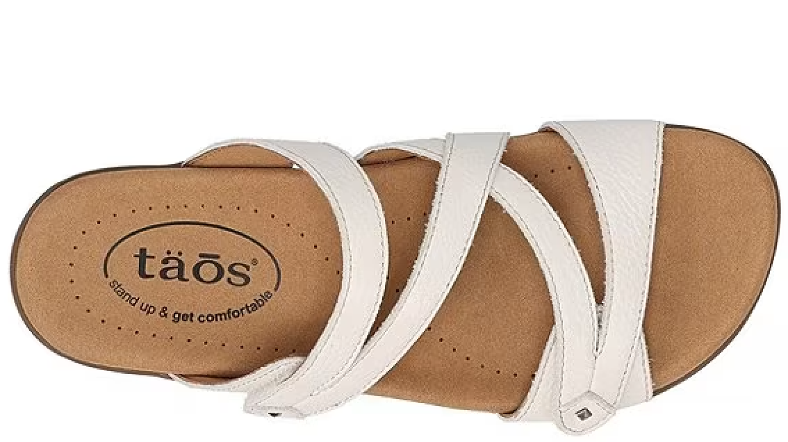 WOMEN'S TAOS DOUBLE U SANDAL | WHITE PEARL