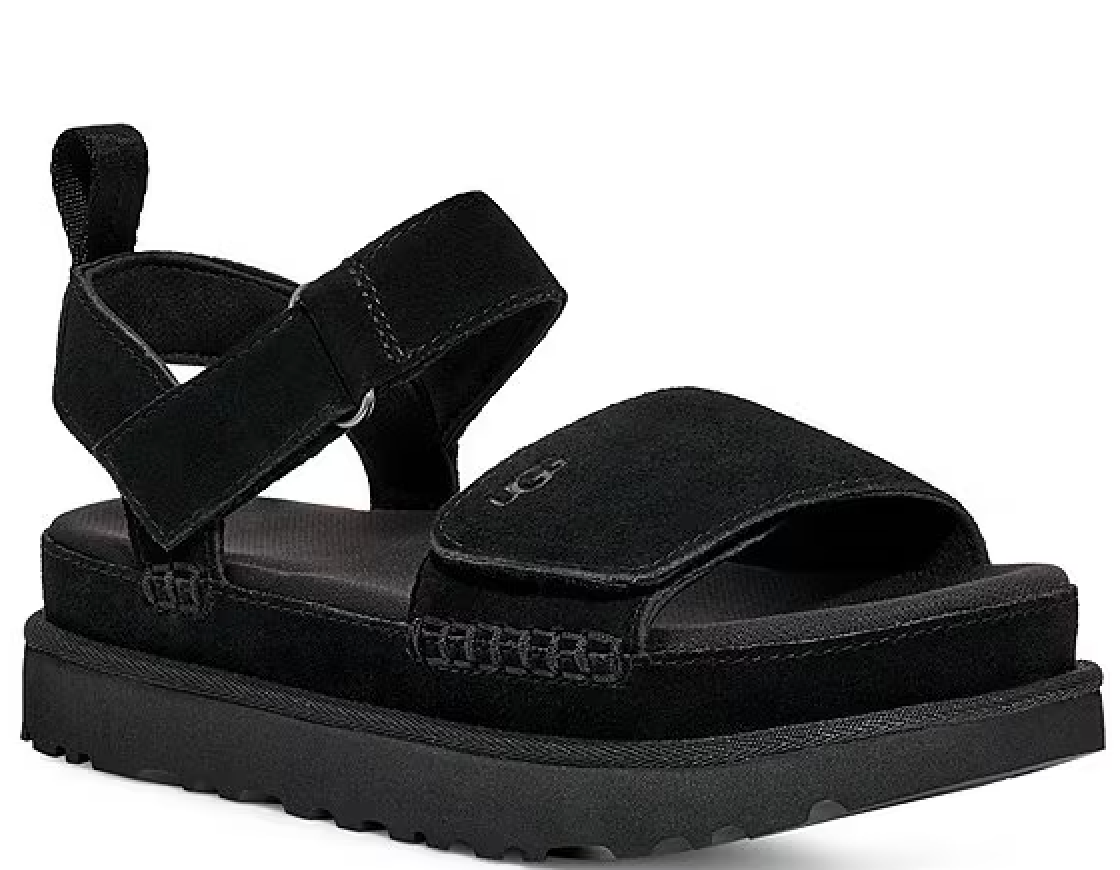 WOMEN'S UGG GOLDENSTAR SANDAL | BLACK
