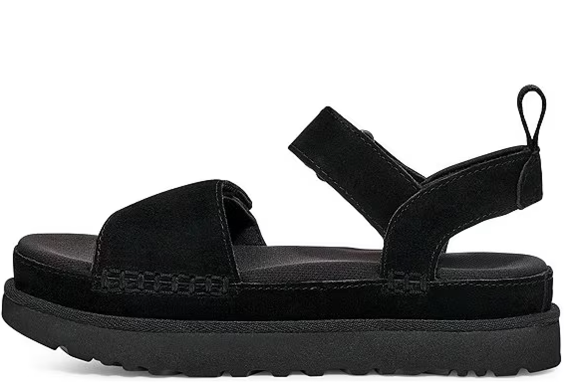 WOMEN'S UGG GOLDENSTAR SANDAL | BLACK