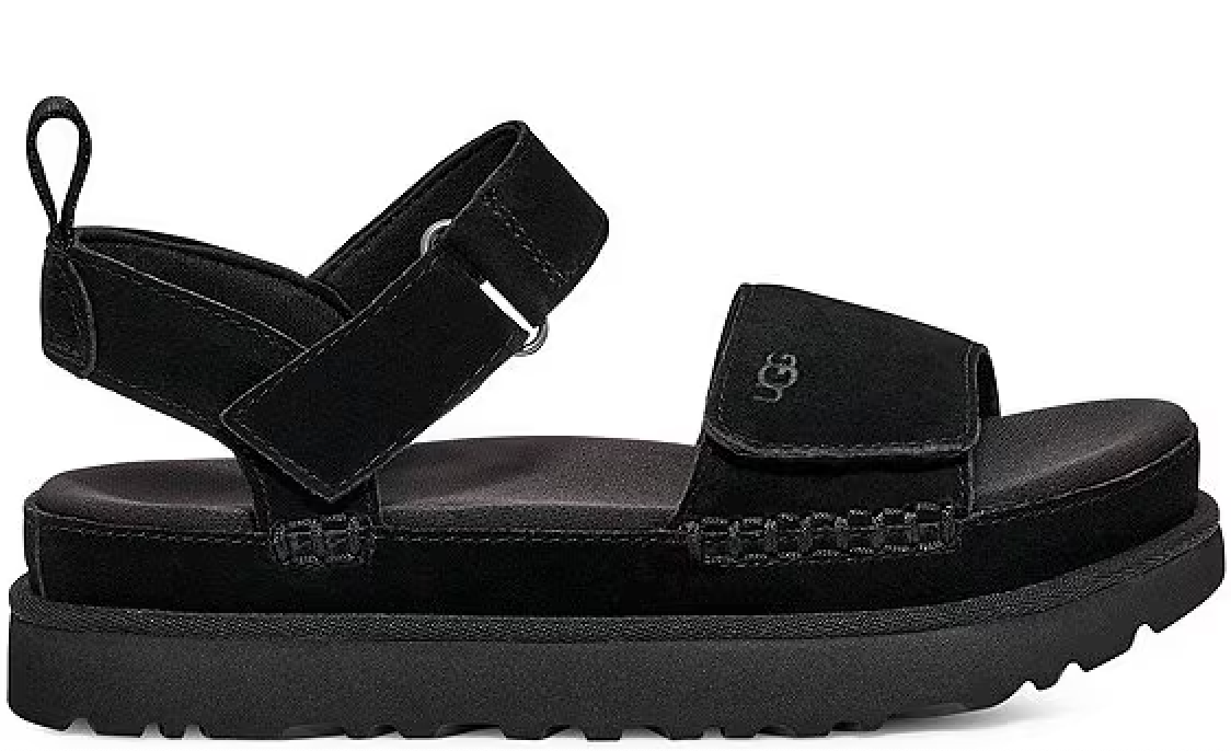 WOMEN'S UGG GOLDENSTAR SANDAL | BLACK