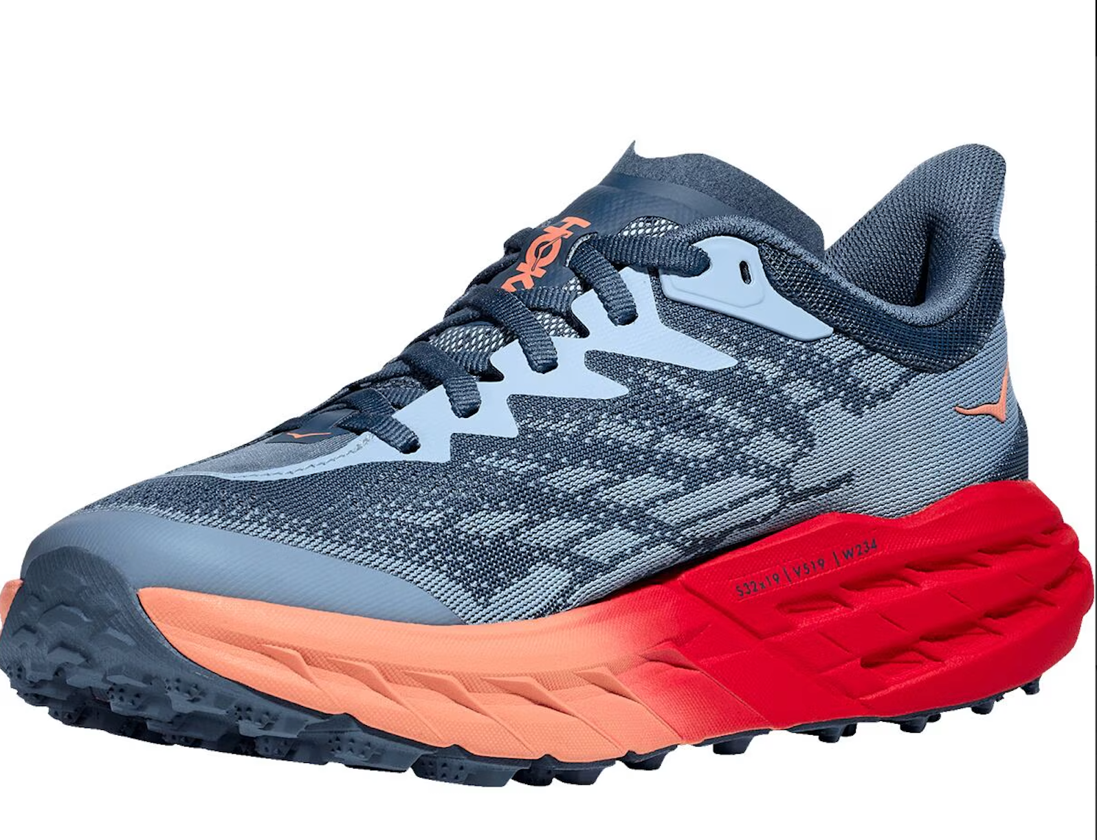 WOMEN'S HOKA SPEEDGOAT 5 | REAL TEAL / PAPAYA