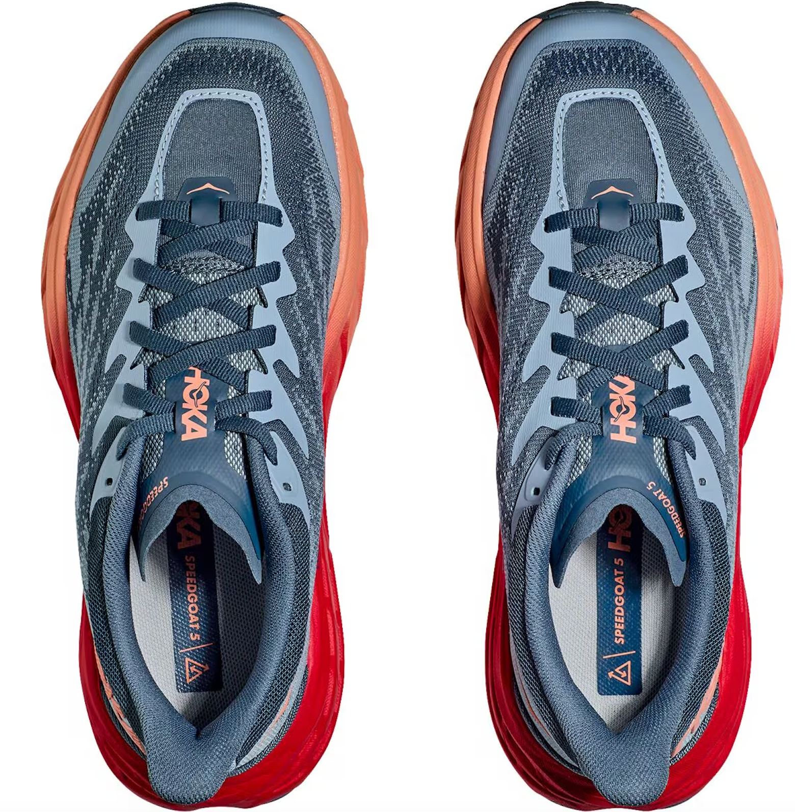 WOMEN'S HOKA SPEEDGOAT 5 | REAL TEAL / PAPAYA