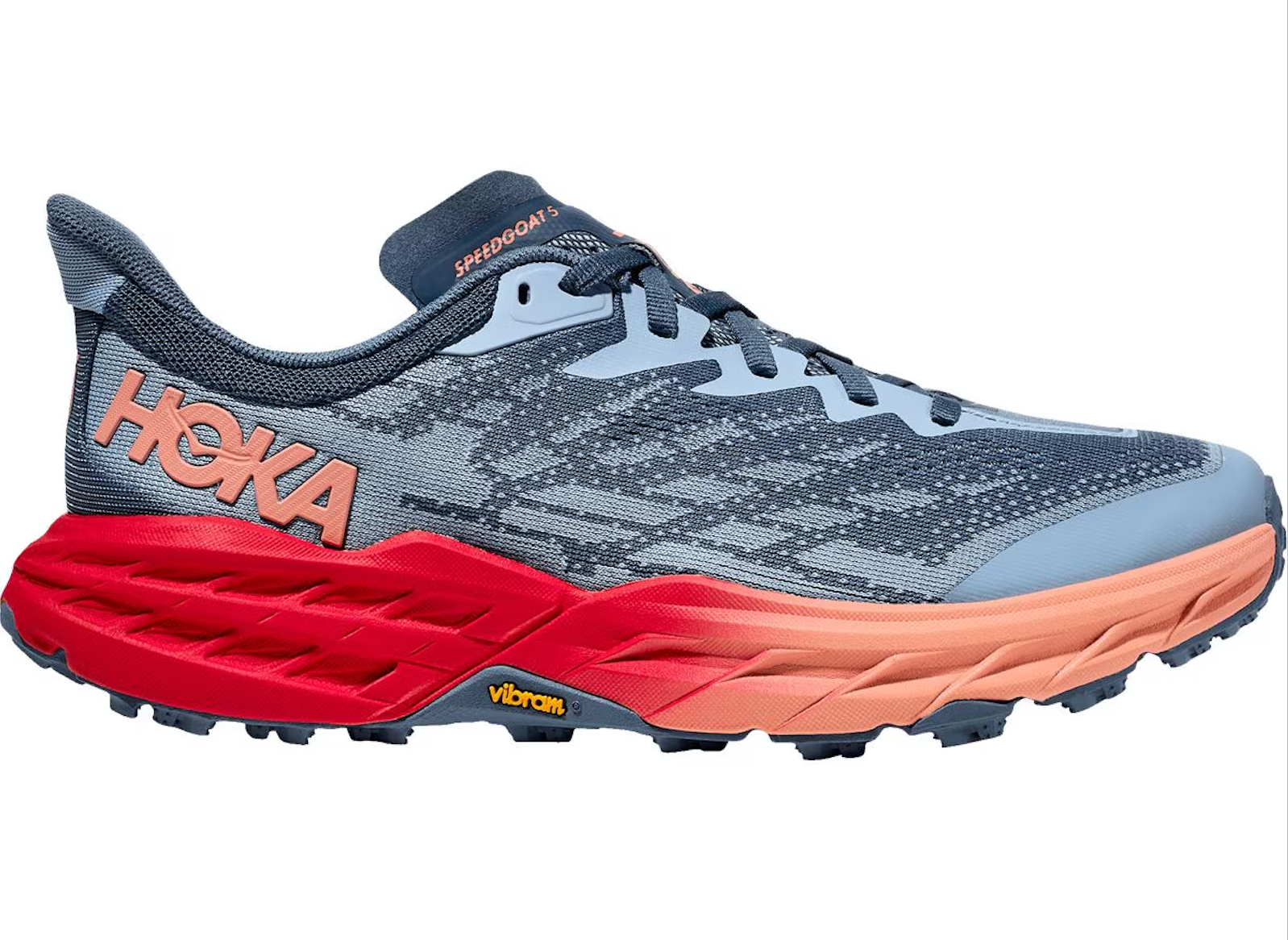 WOMEN'S HOKA SPEEDGOAT 5 | REAL TEAL / PAPAYA