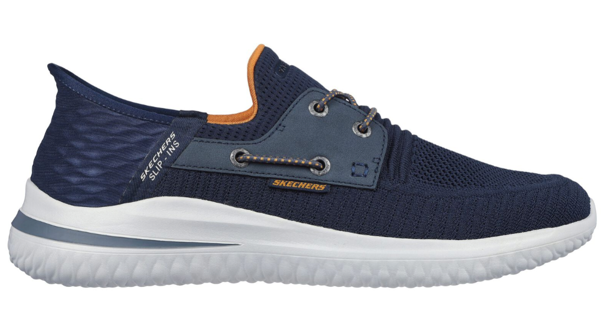 MEN'S SKECHERS SLIP-INS RELAXED DELSON 3.0-ROTH | NAVY