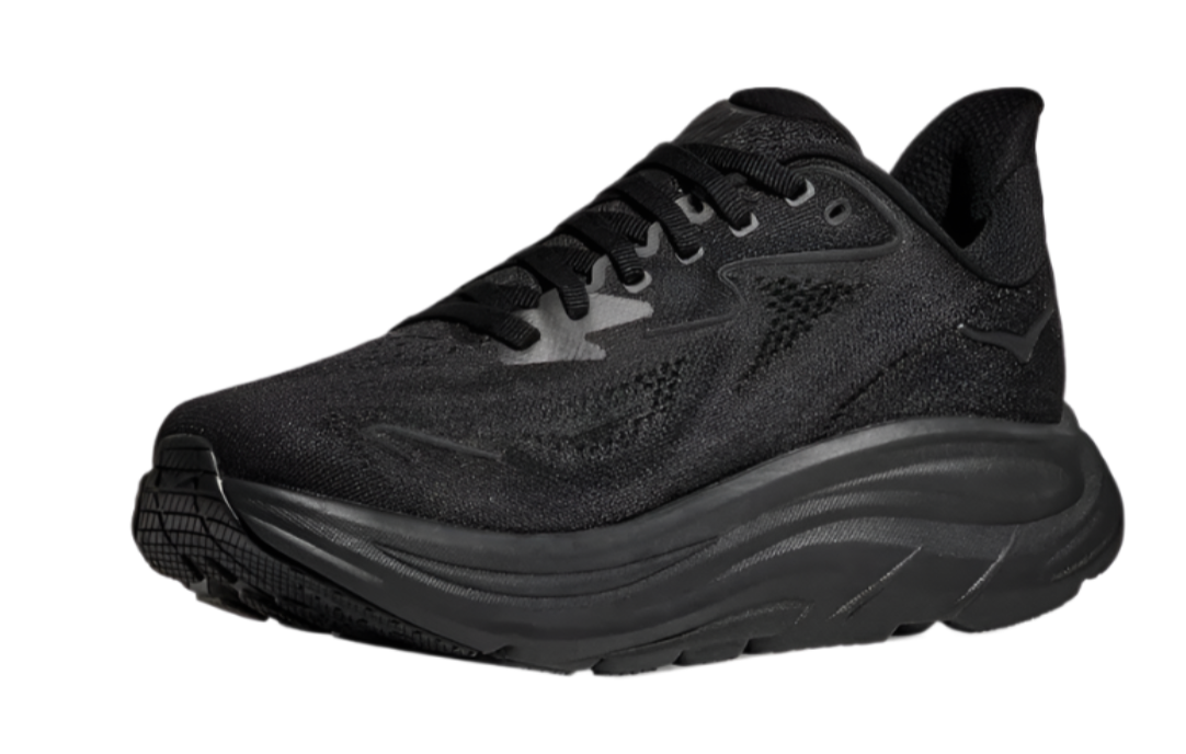WOMEN'S HOKA CLIFTON 10 | BLACK / BLACK