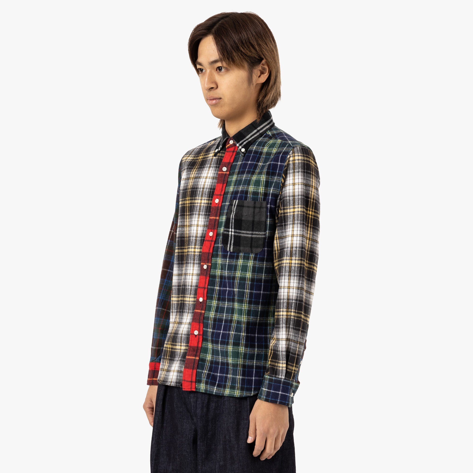 BEAMS PLUS B.D. Check Panel / Black