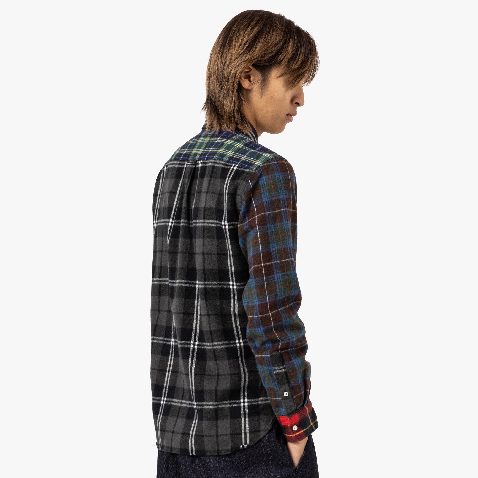 BEAMS PLUS B.D. Check Panel / Black