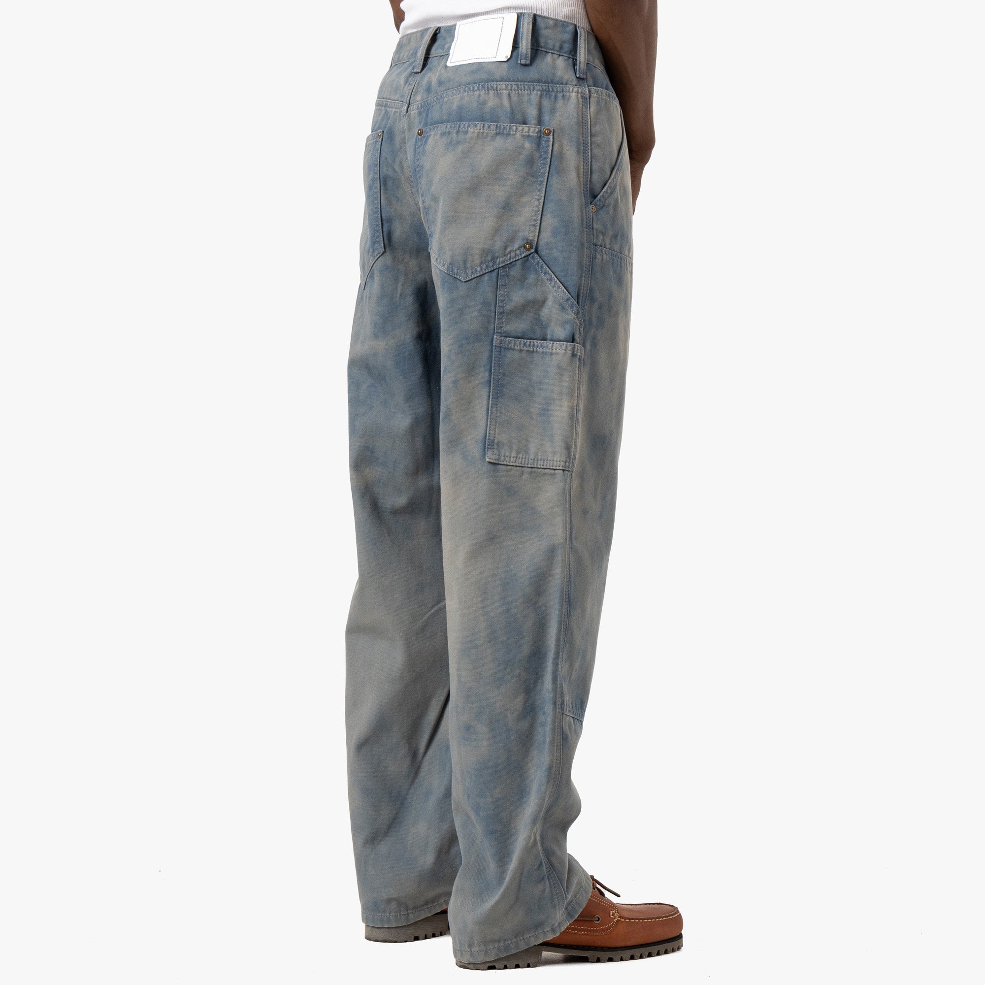 thisisneverthat Bleached Double Knee Pant / Blue