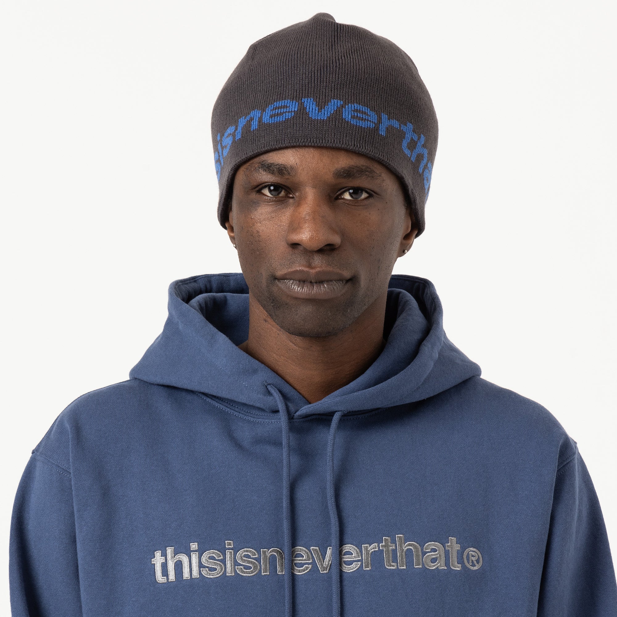 thisisneverthat SP-Logo No Cuff Beanie / Charcoal