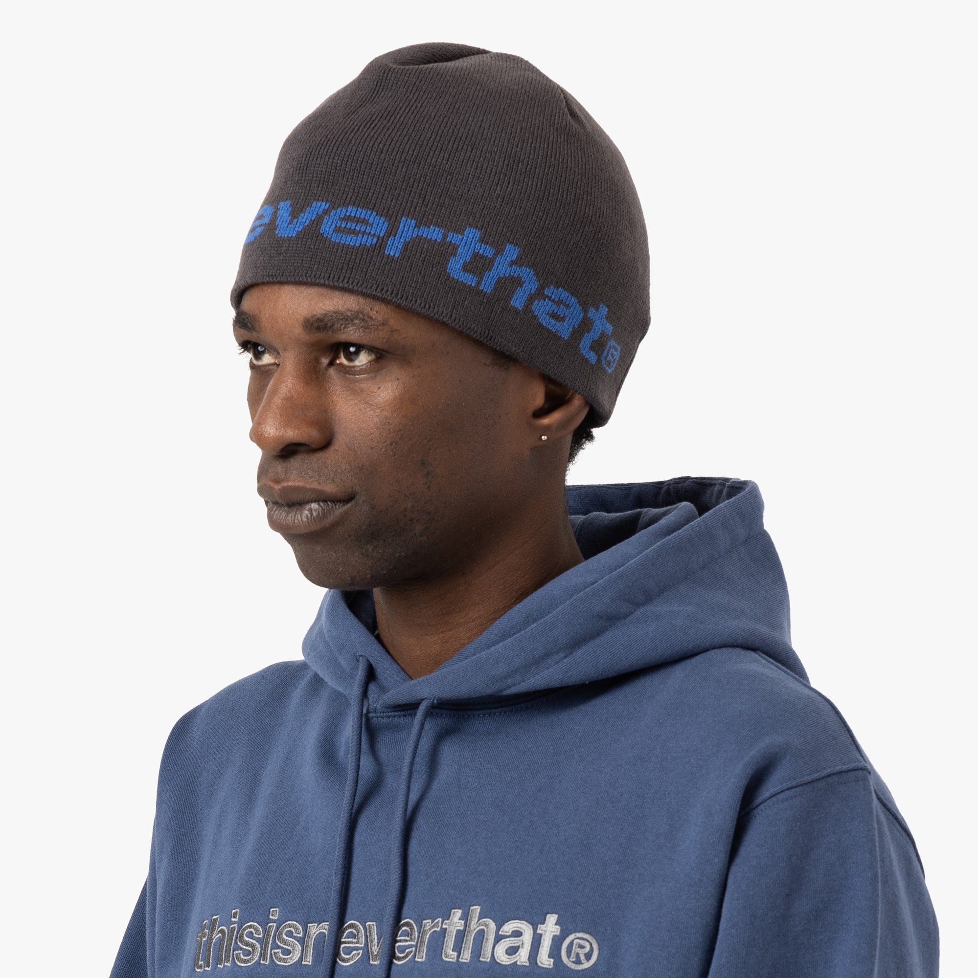 thisisneverthat SP-Logo No Cuff Beanie / Charcoal