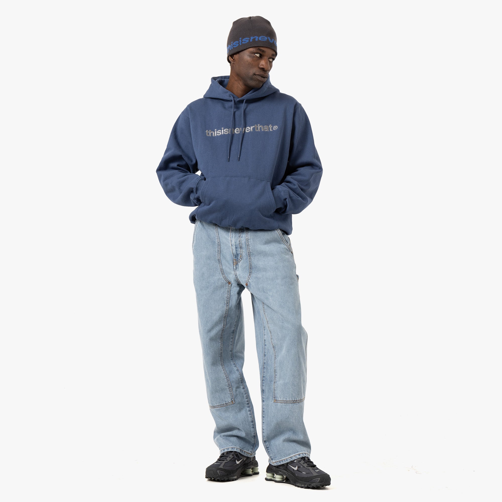thisisneverthat SP-Logo No Cuff Beanie / Charcoal
