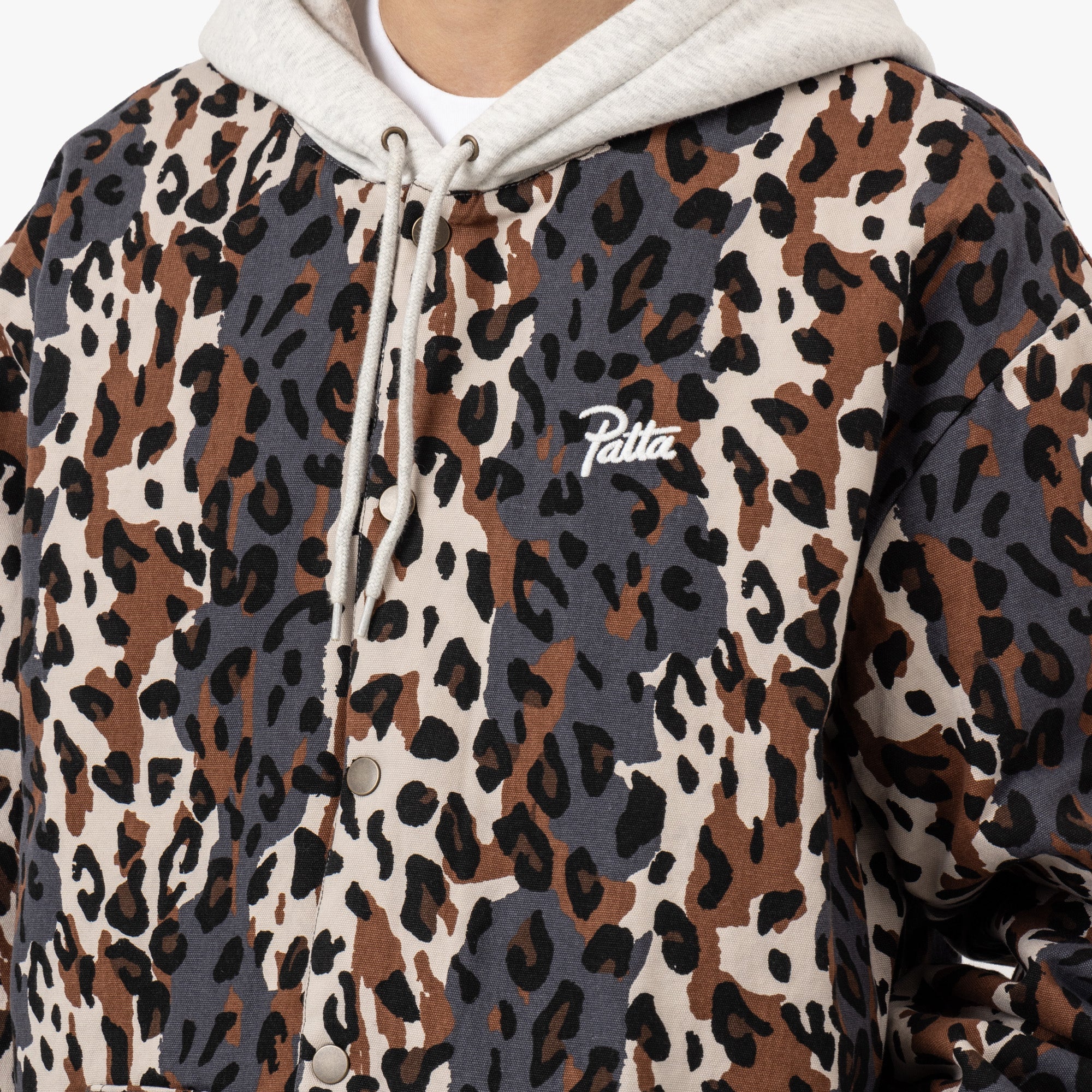 Patta City Leopard Reversible Bomber Jacket Multi