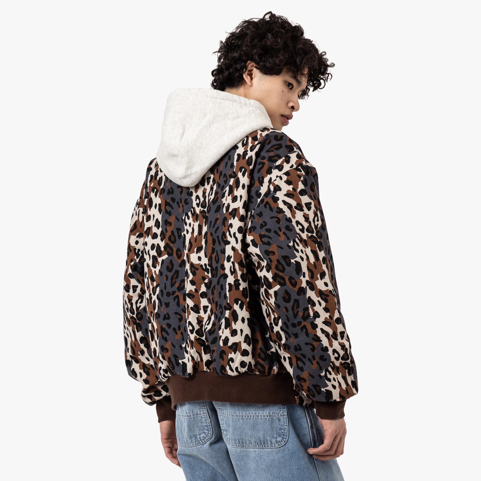 Patta City Leopard Reversible Bomber Jacket Multi