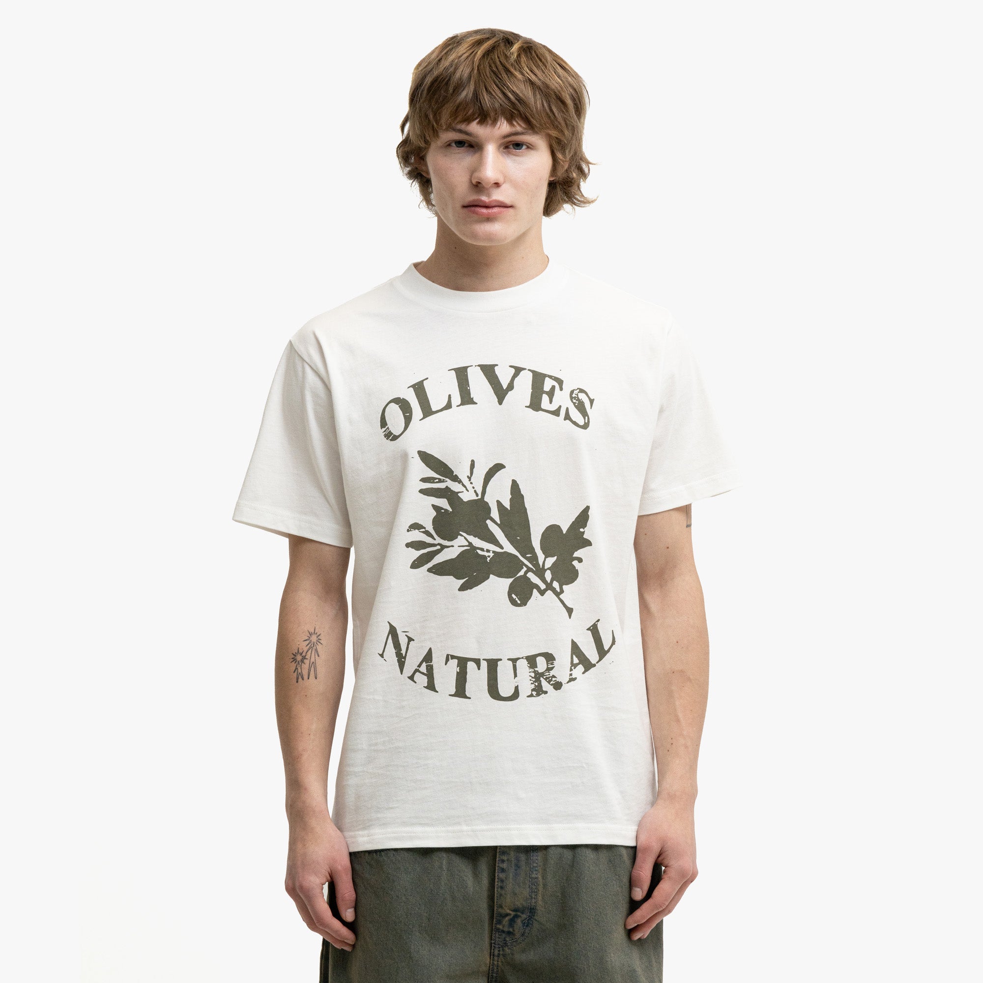 Museum Of Peace & Quiet Olives T-Shirt White