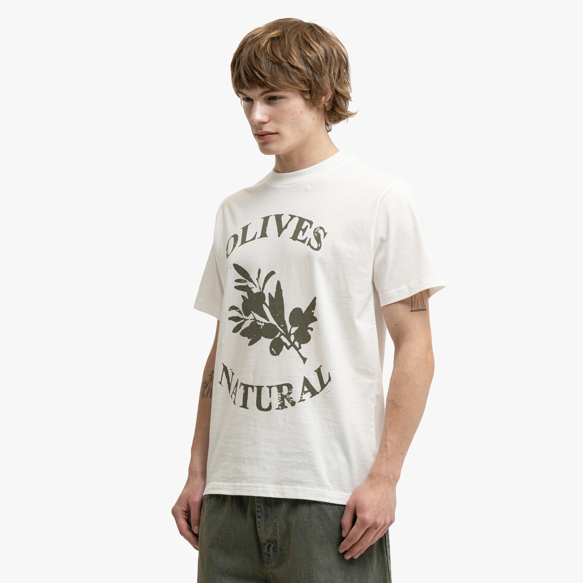 Museum Of Peace & Quiet Olives T-Shirt White