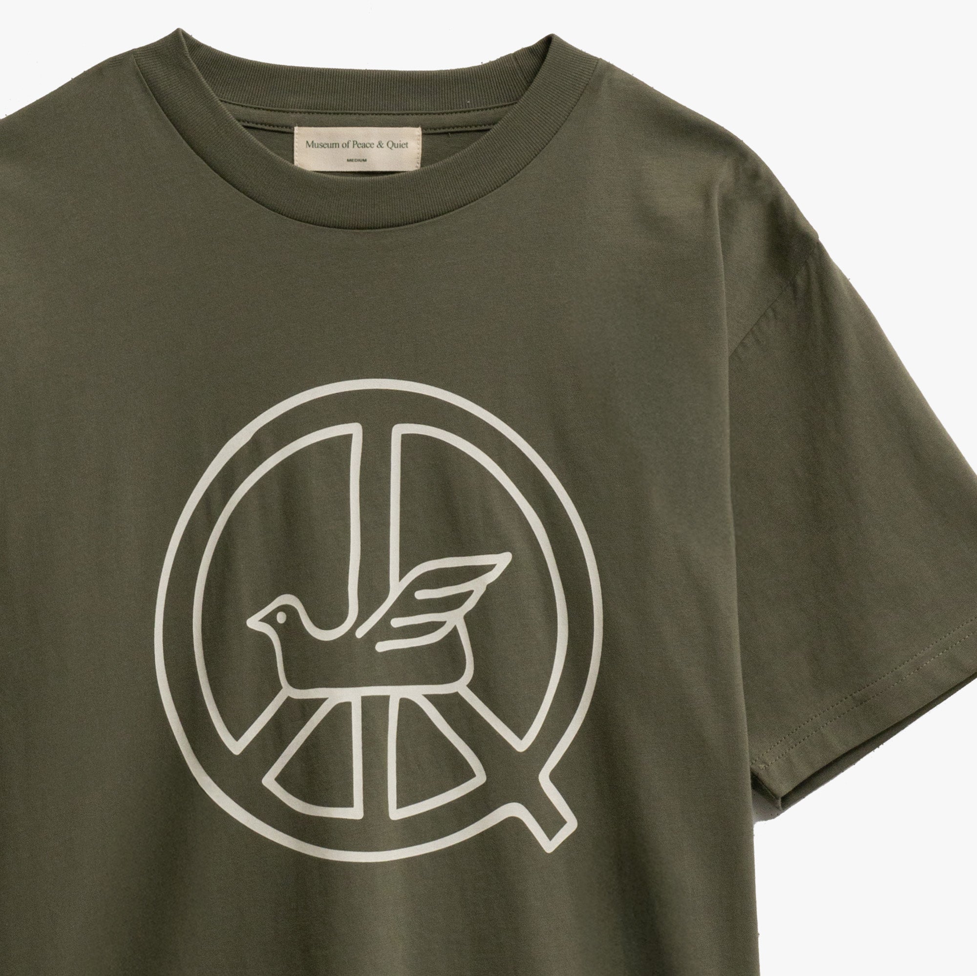 Museum Of Peace & Quiet Dove Tee Olive