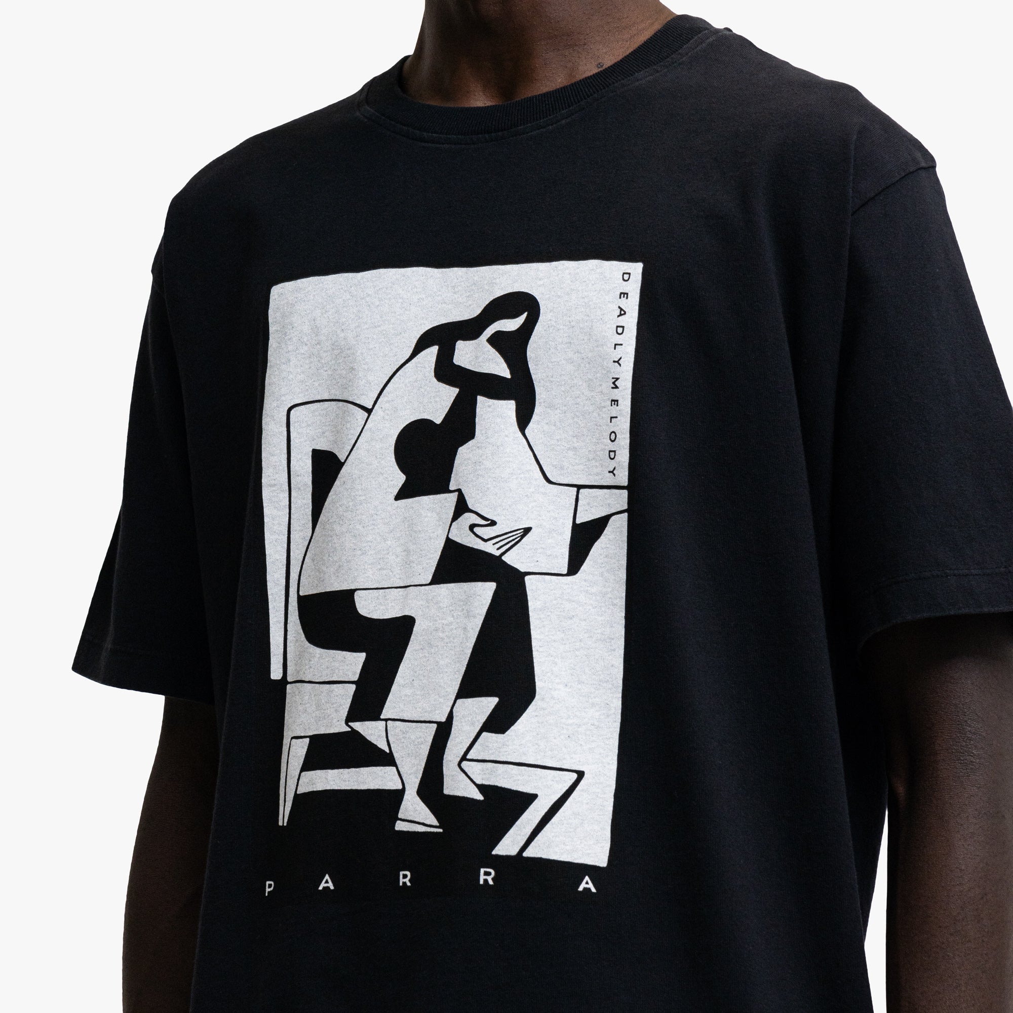 by Parra The Confession T-Shirt Black