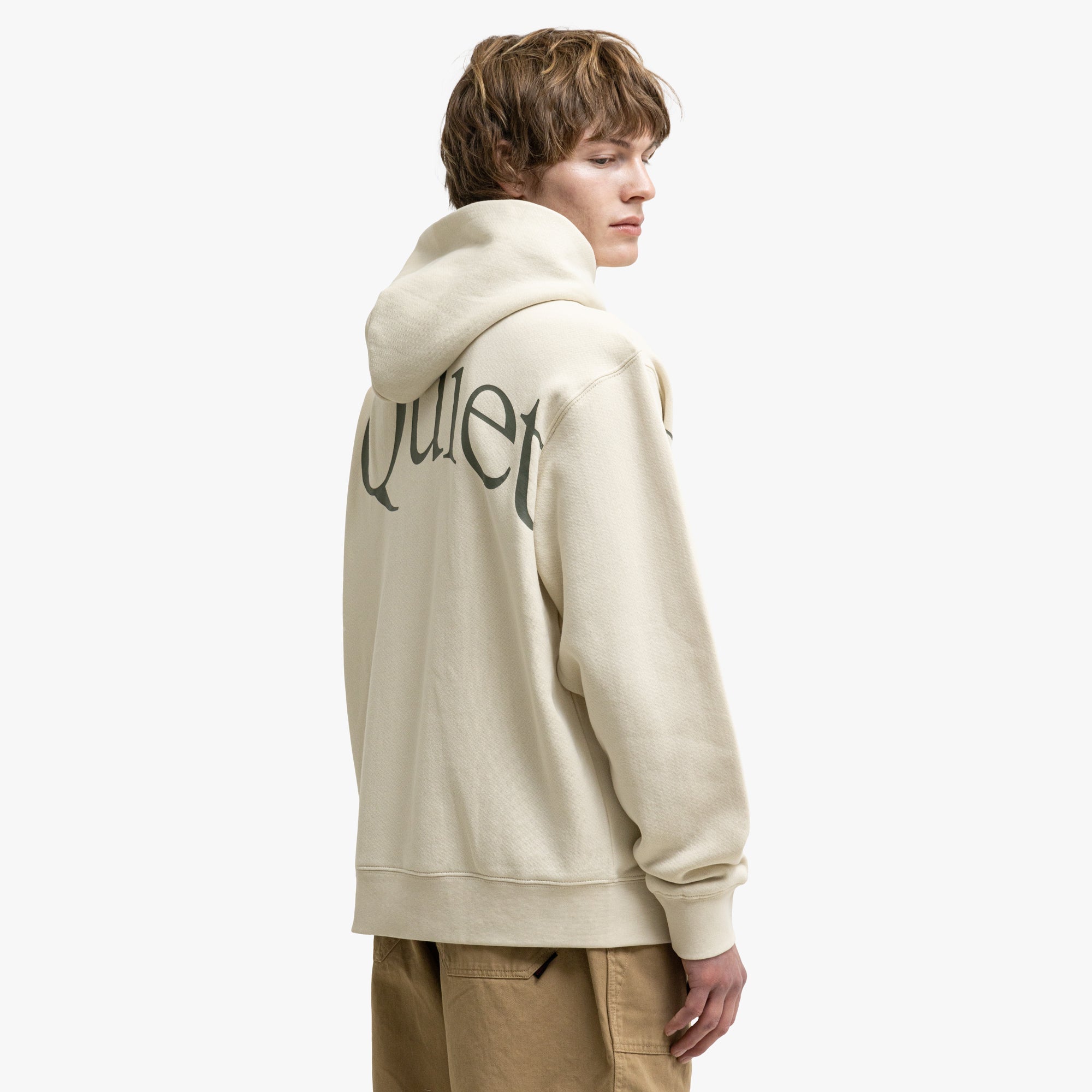 Museum Of Peace & Quiet Jumbo Wordmark Hoodie / Bone