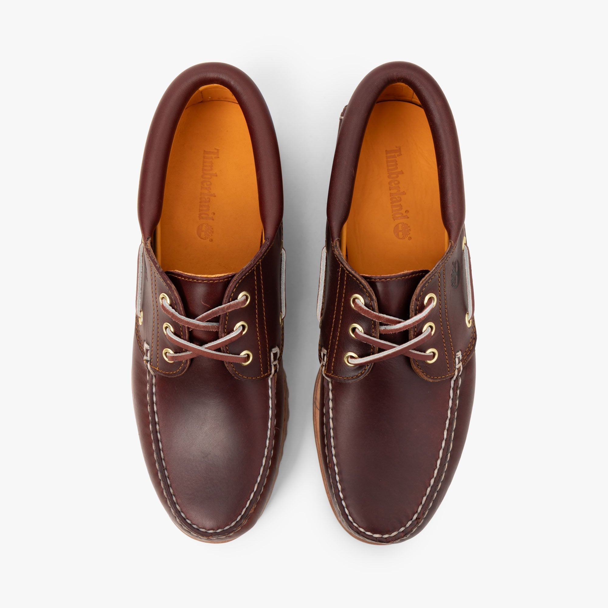 Timberland Authentic 3-Eye Boat Shoe / Burgundy Full Grain