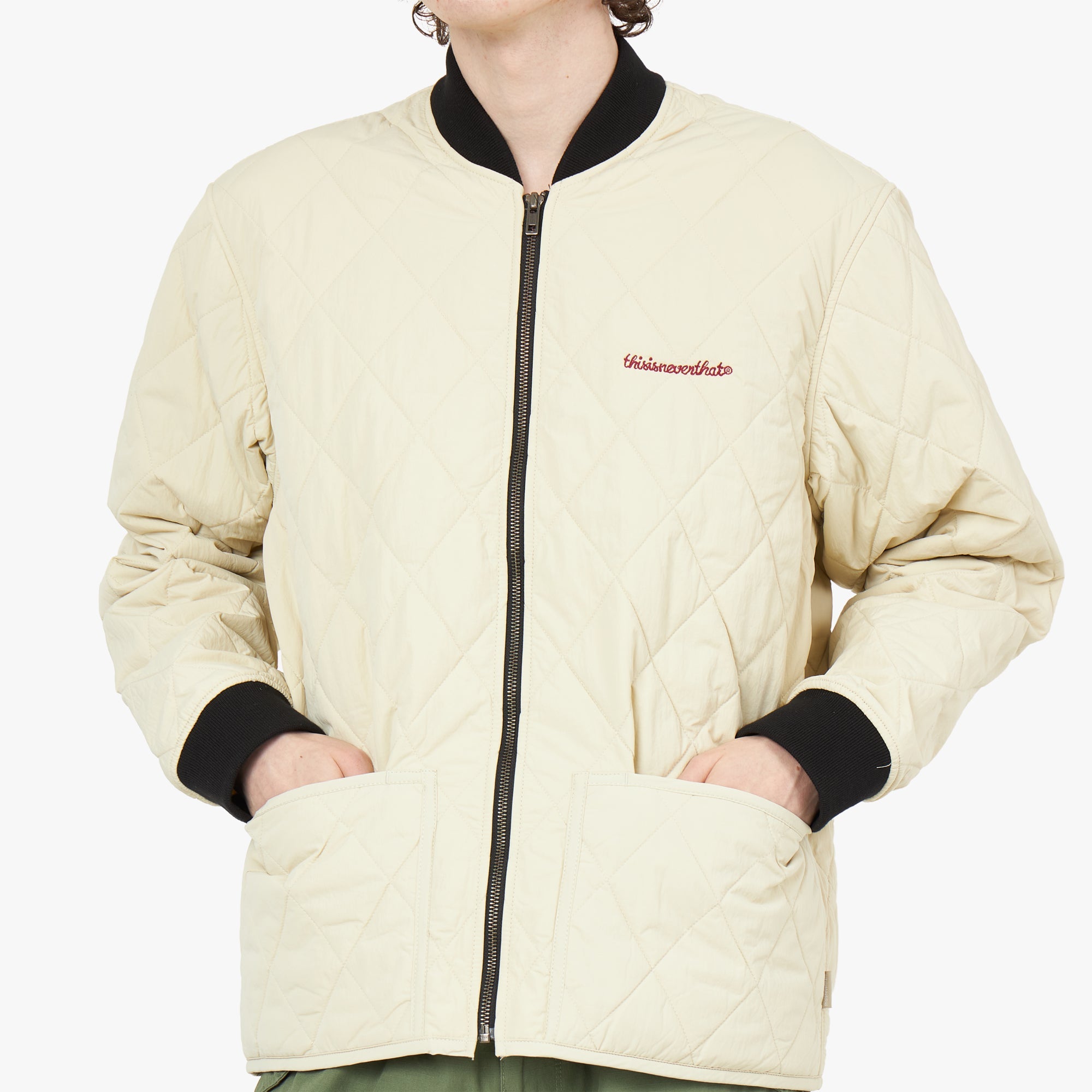 thisisneverthat Edelweiss Quilted Jacket / Stone