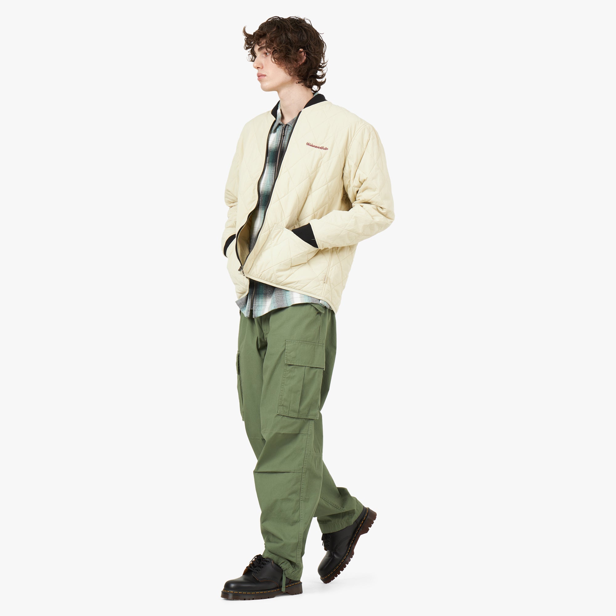 thisisneverthat Edelweiss Quilted Jacket / Stone