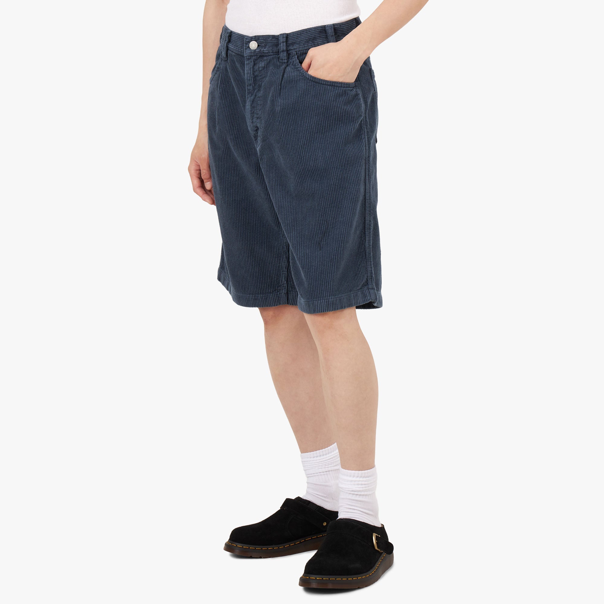 thisisneverthat Overdyed Corduroy Shorts / Off White