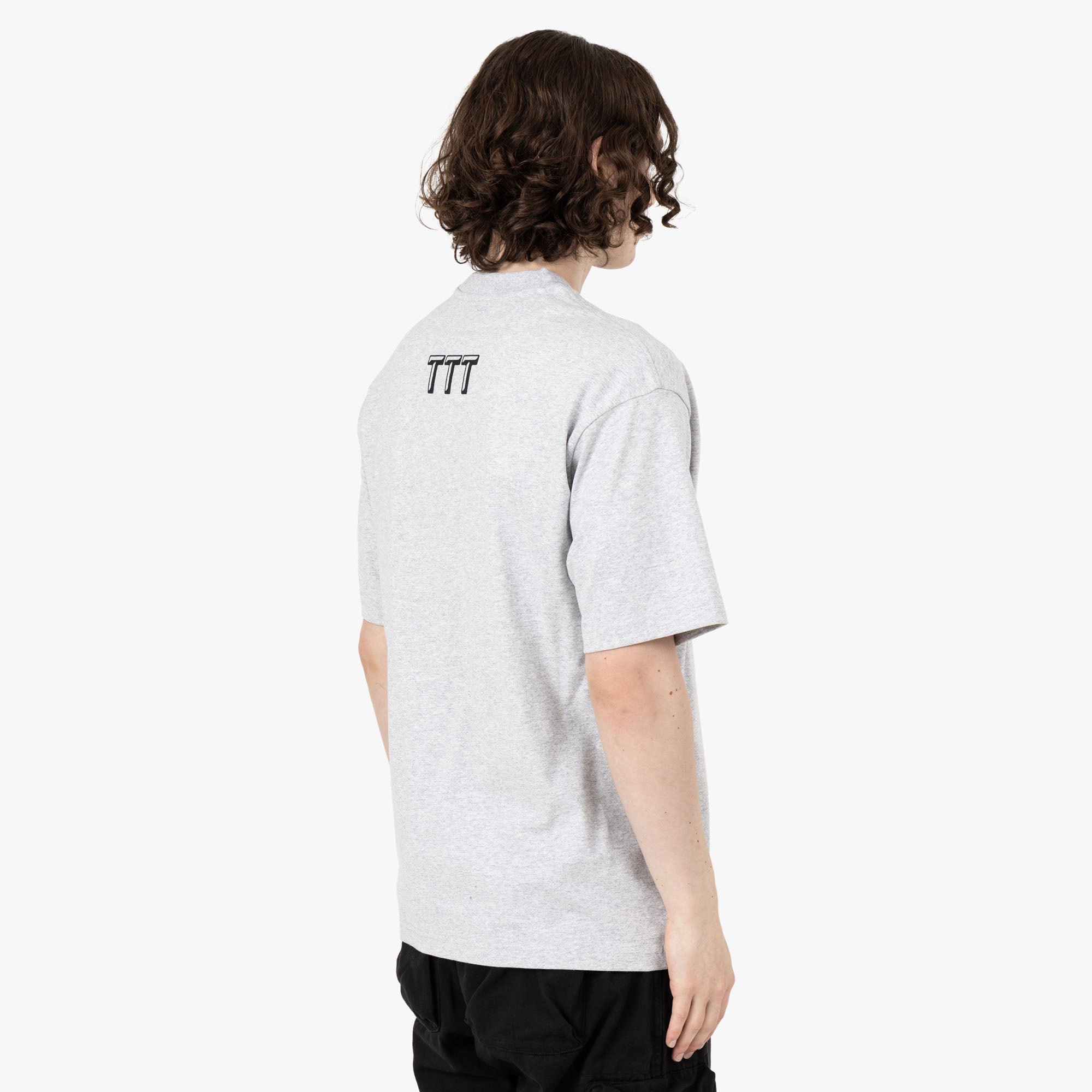 The Trilogy Tapes Pressure Small T-Shirt / Grey Marl