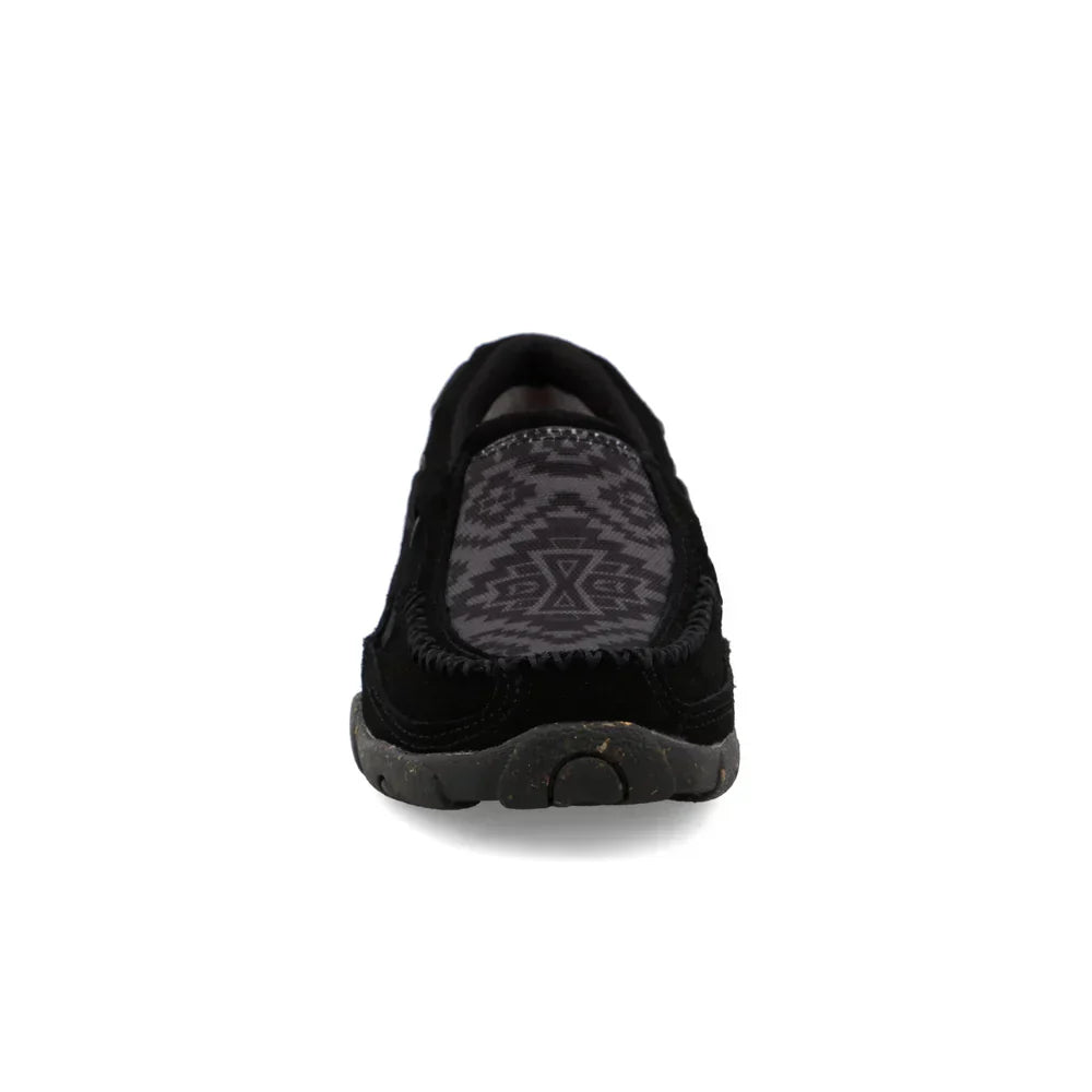 WOMEN'S TWISTED X SLIP ON DRIVING MOC | BLACK - GREY