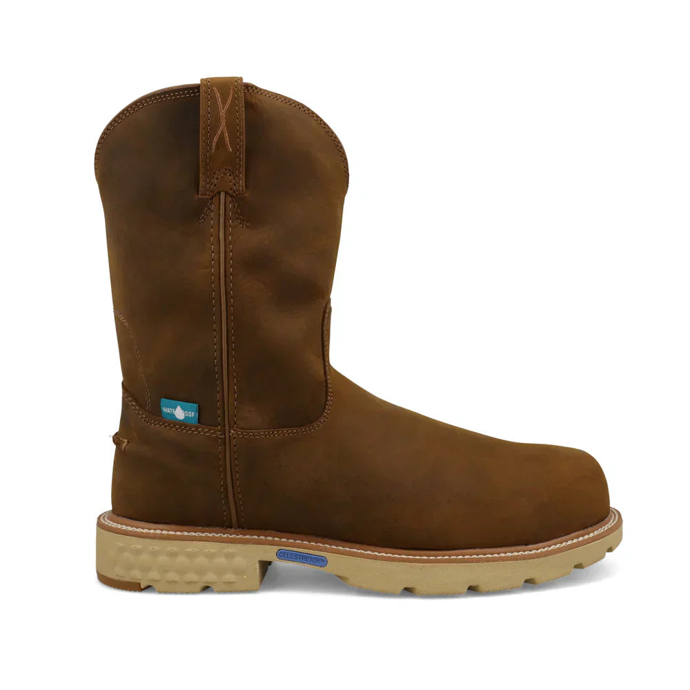 MEN'S TWISTED X WORK | DISTRESSED SADDLE