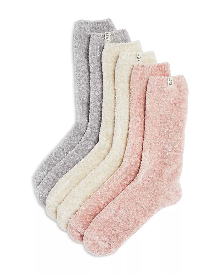 UGG WOMENS COZY LEDA SPARKLING SOCKS