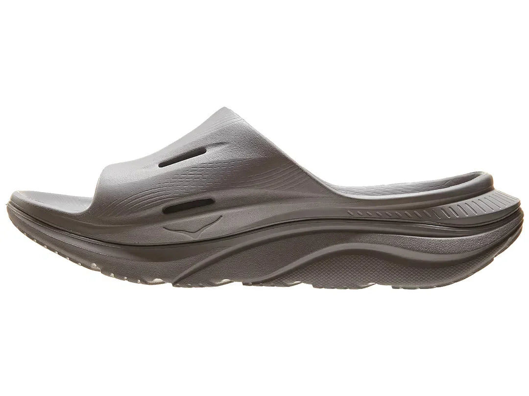 UNISEX HOKA ORA RECOVERY SLIDE 3 | GREY / GREY