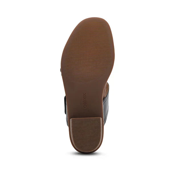 WOMEN'S AETREX TATIANA ARCH SUPPORT HEEL | BLACK