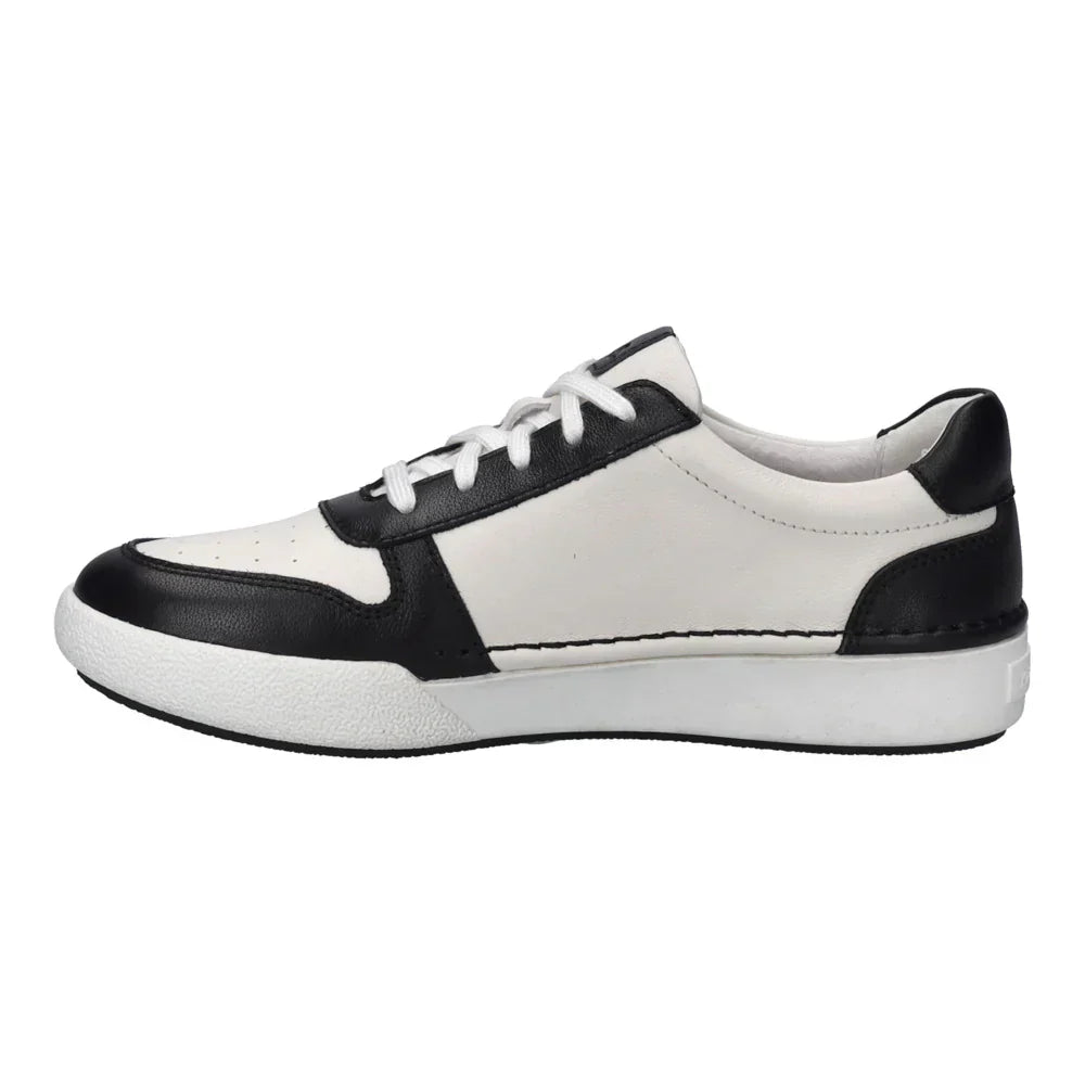 WOMEN'S JOSEF SEIBEL CLAIRE 27 | BLACK / WHITE LEATHER