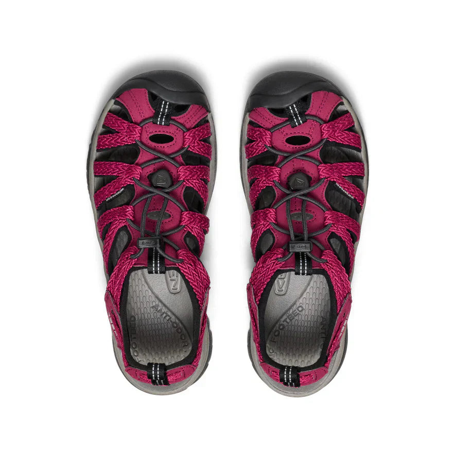 WOMEN'S KEEN WHISPER | BEAUJOLAIS / BLACK