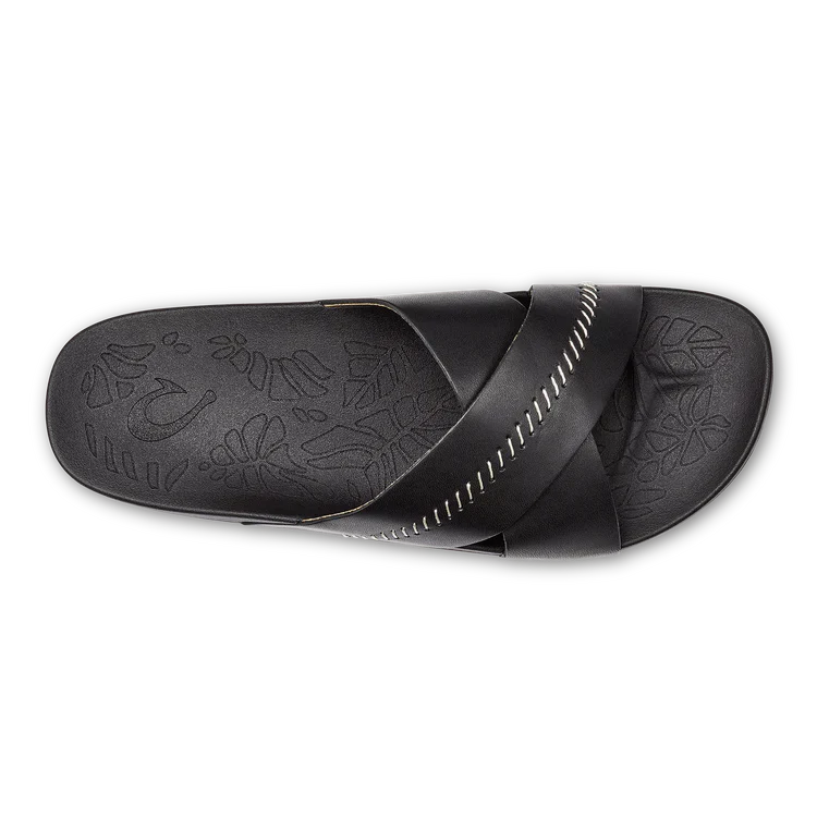 WOMEN'S OLUKAI KIPE'A 'OLU | BLACK / BLACK