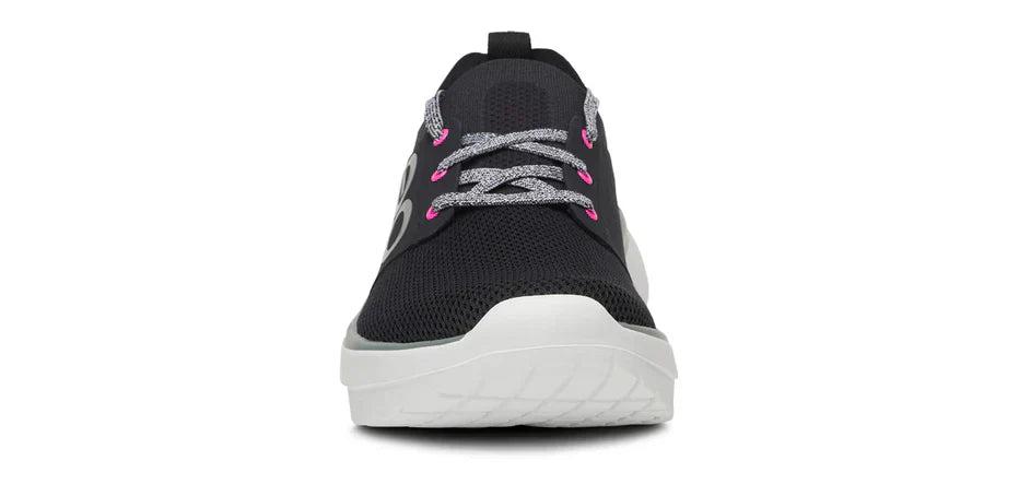 WOMEN'S OOFOS OOMY STRIDE | WHITE / BLACK