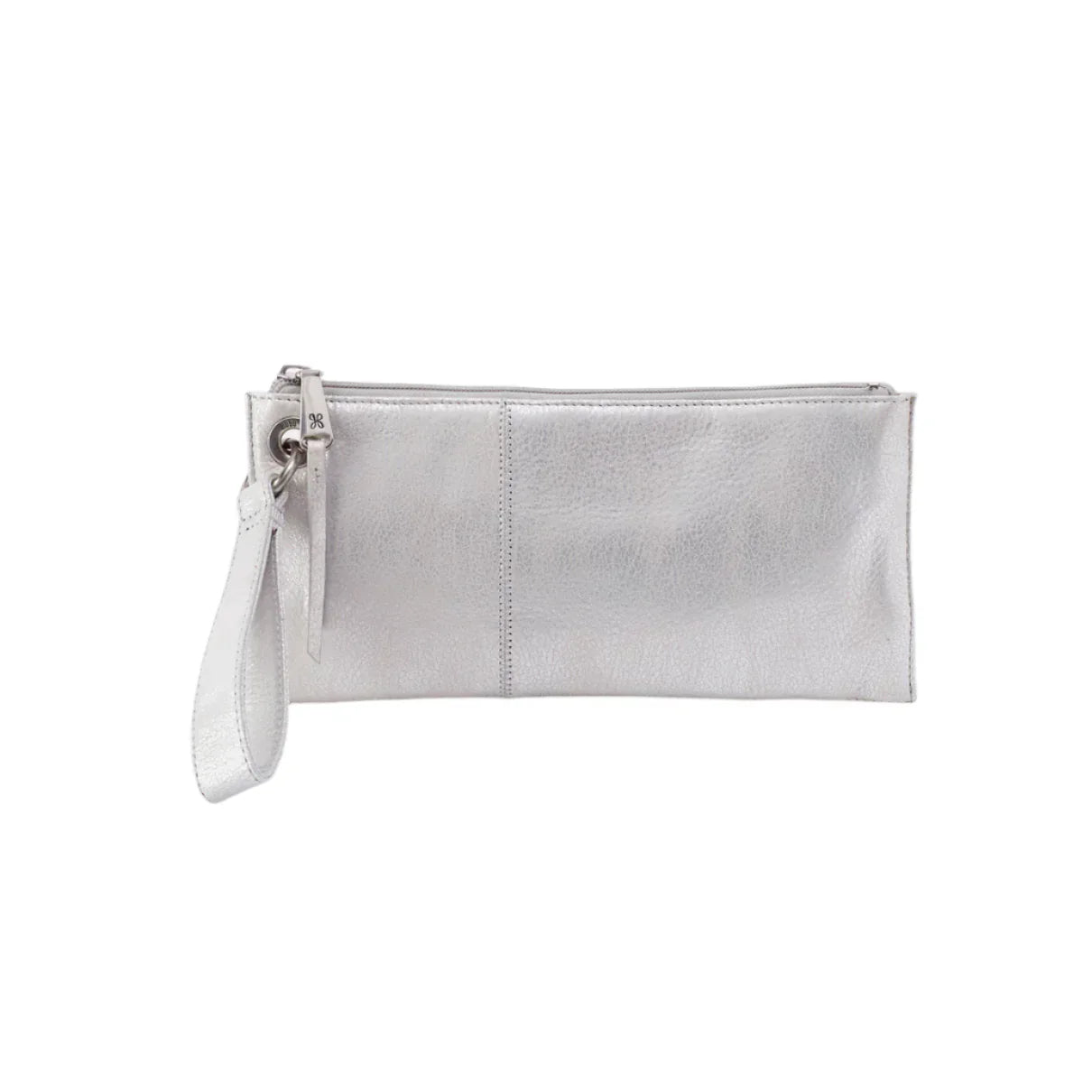 WOMEN'S HOBO VIDA WRISTLET | SILVER METALLIC LEATHER