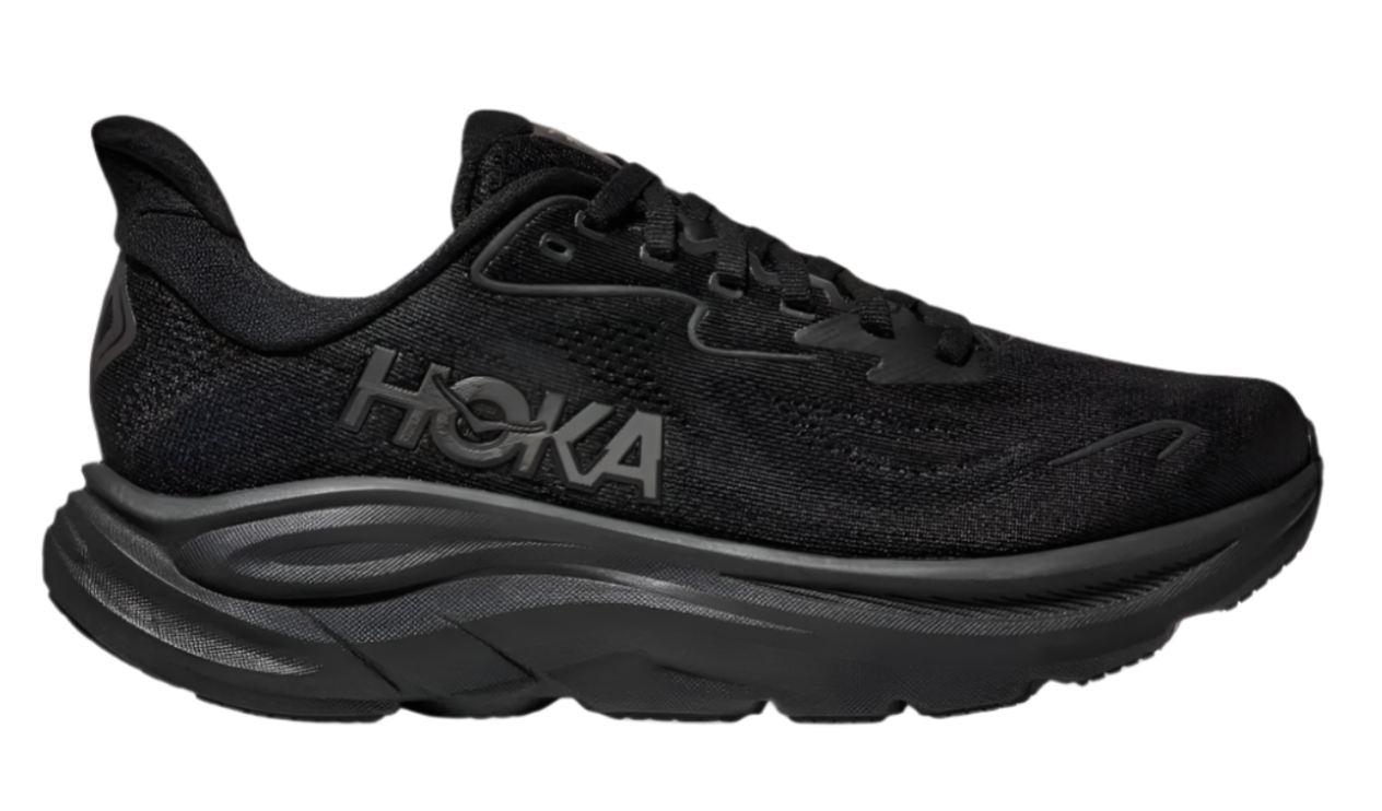 WOMEN'S HOKA CLIFTON 10 | BLACK / BLACK