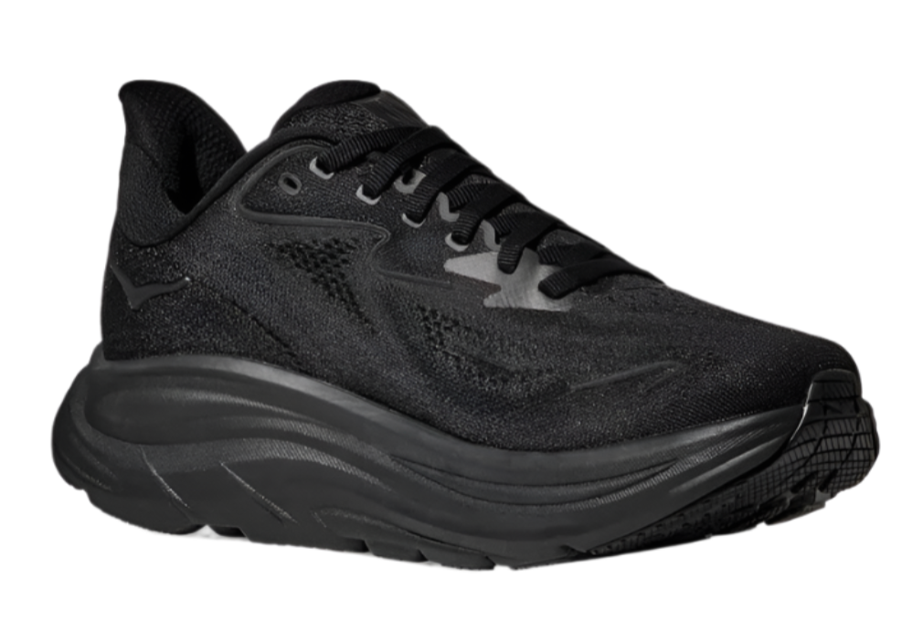 WOMEN'S HOKA CLIFTON 10 | BLACK / BLACK