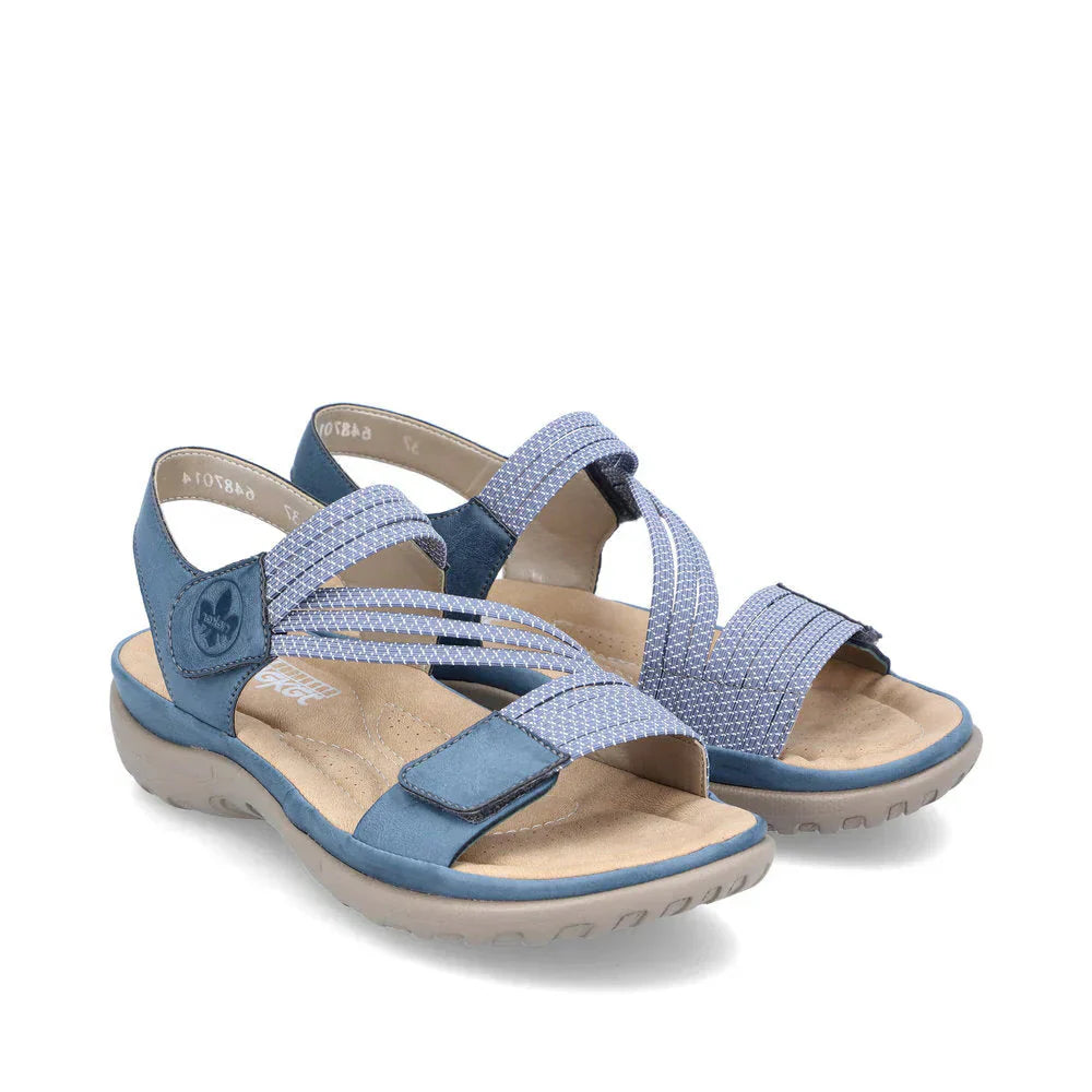 WOMEN'S RIEKER FRANJA 70 | ROYAL / JEANS-WEISS